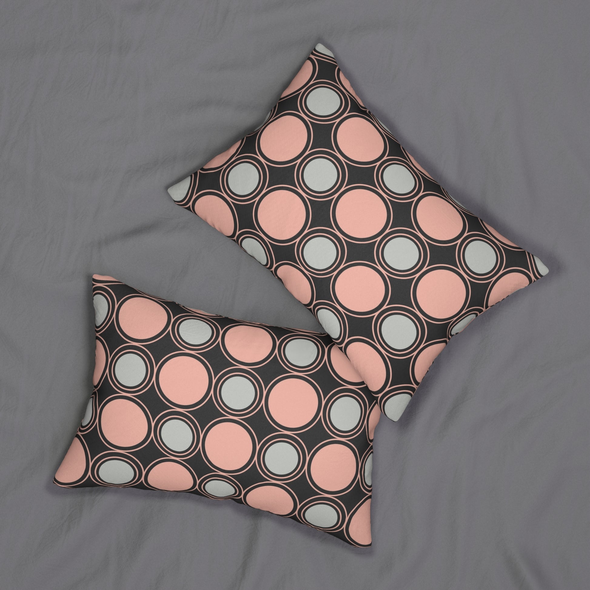 Modern Geometric Lumbar Pillow Stylish Home Decor, Throw Pillow, Accent Cushion, Boho Chic, Gift for Her, Living Room Decor