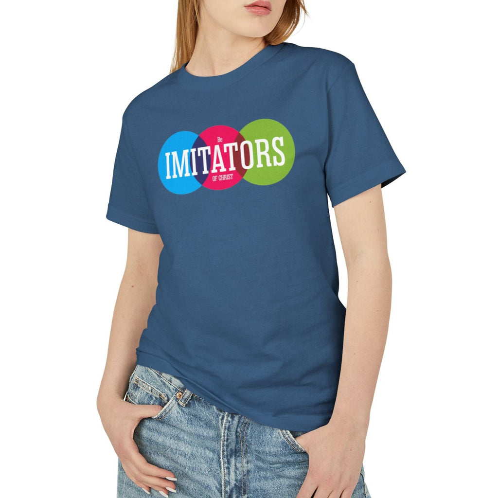 T-Shirt For Christian Men Women Gift For Mom Dad Bible Verse Be Immitators of God Graphic Shirt For Christian Men Women Tee