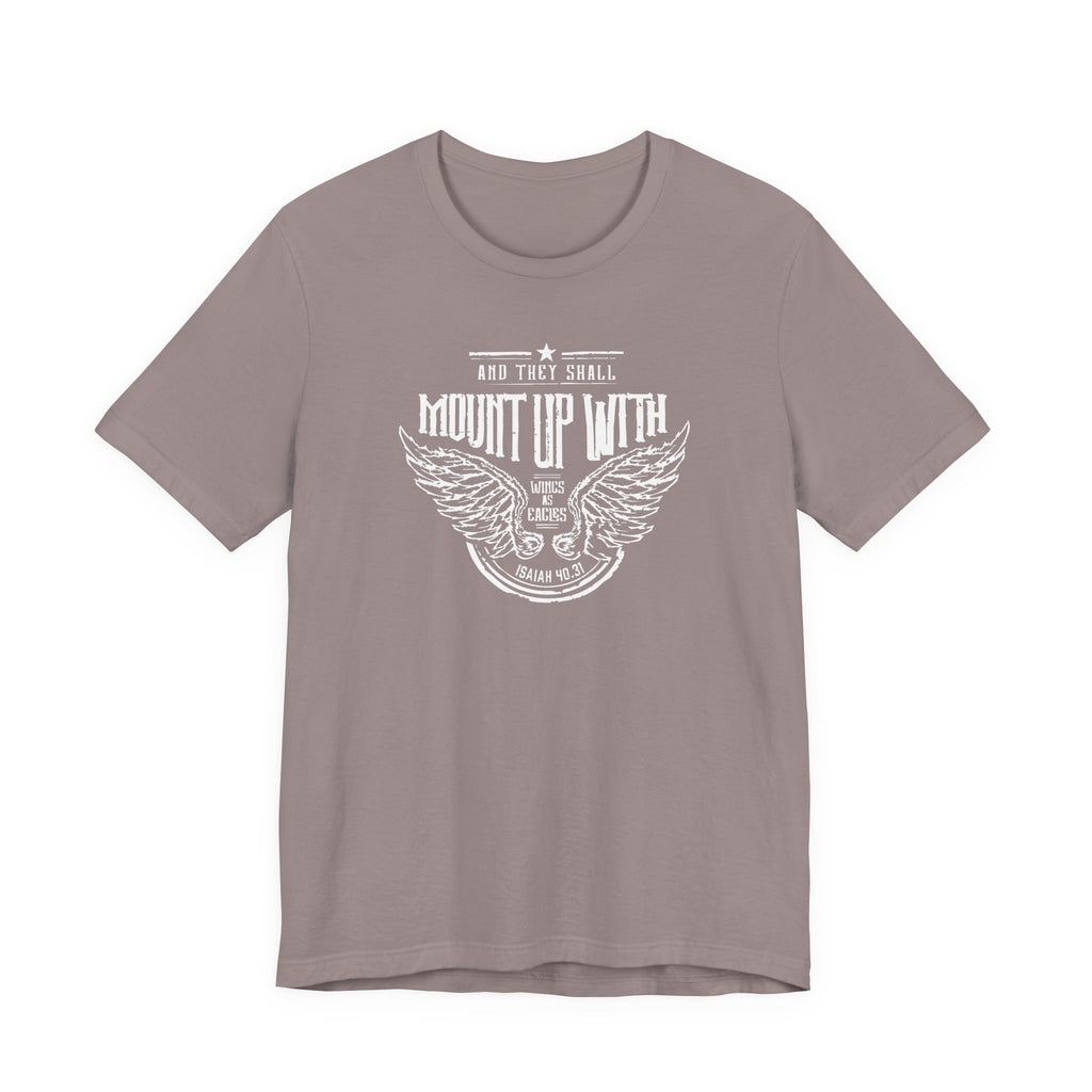 Christian Man Woman Inspirational Tshirt Isaiah Scripture Bible Verse Tee Perfect for Casual Outings & Gifts