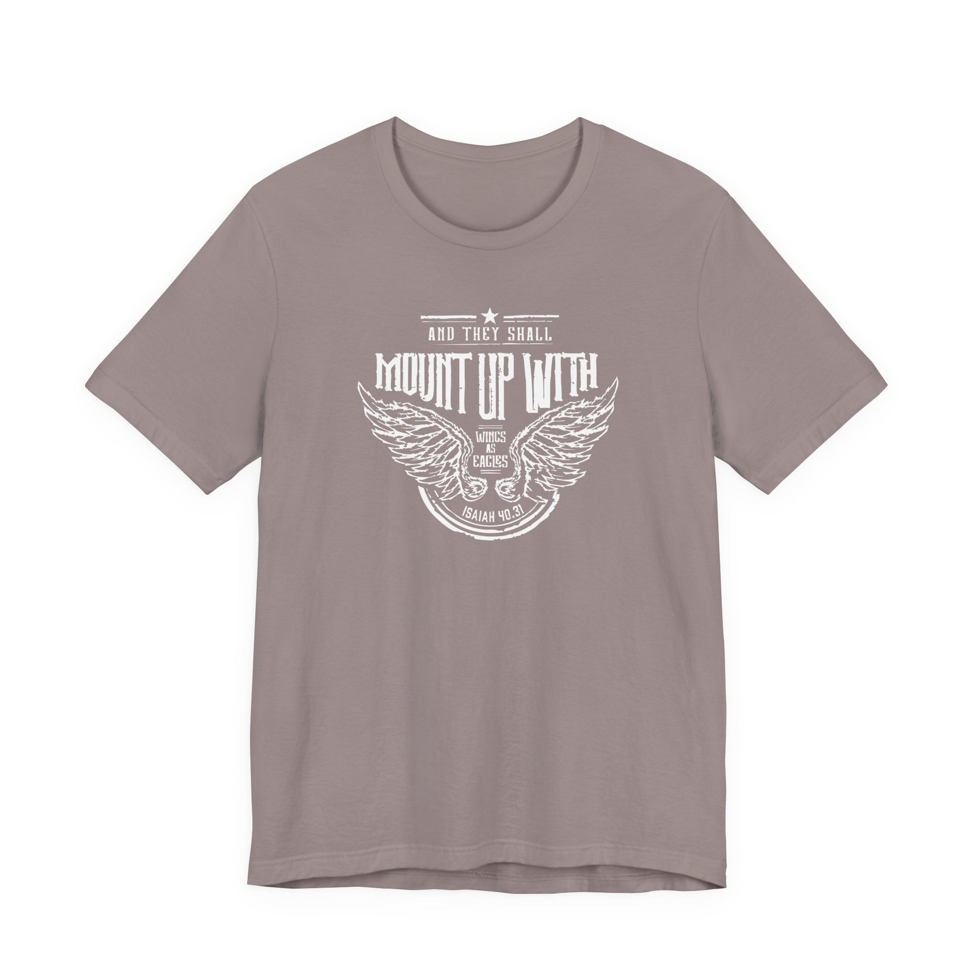 Christian Man Woman Inspirational Tshirt Isaiah Scripture Bible Verse Tee Perfect for Casual Outings & Gifts