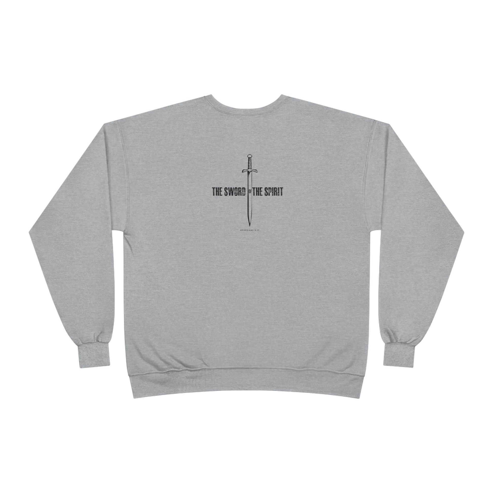 Christian Sweatshirt For Men Women Christian Mom Dad Apparel Christian Shirt Bible Verse Ephesians Crewneck Sweatshirt, Apparel