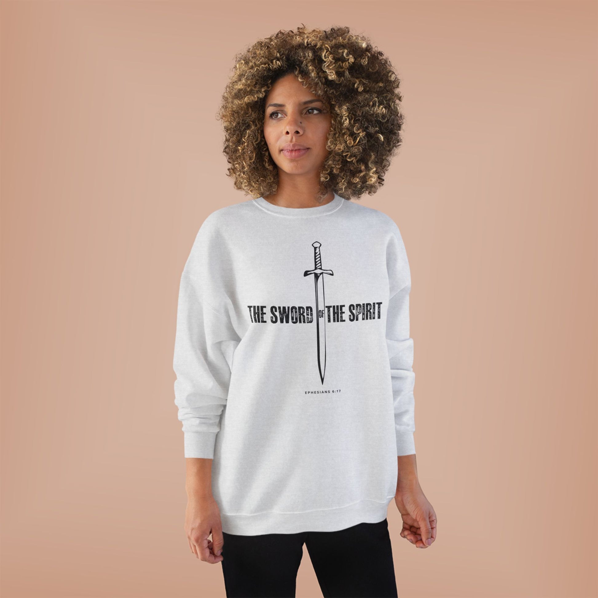 Christian Sweatshirt For Men Women Christian Mom Dad Apparel Christian Shirt Bible Verse Ephesians Crewneck Sweatshirt, Apparel