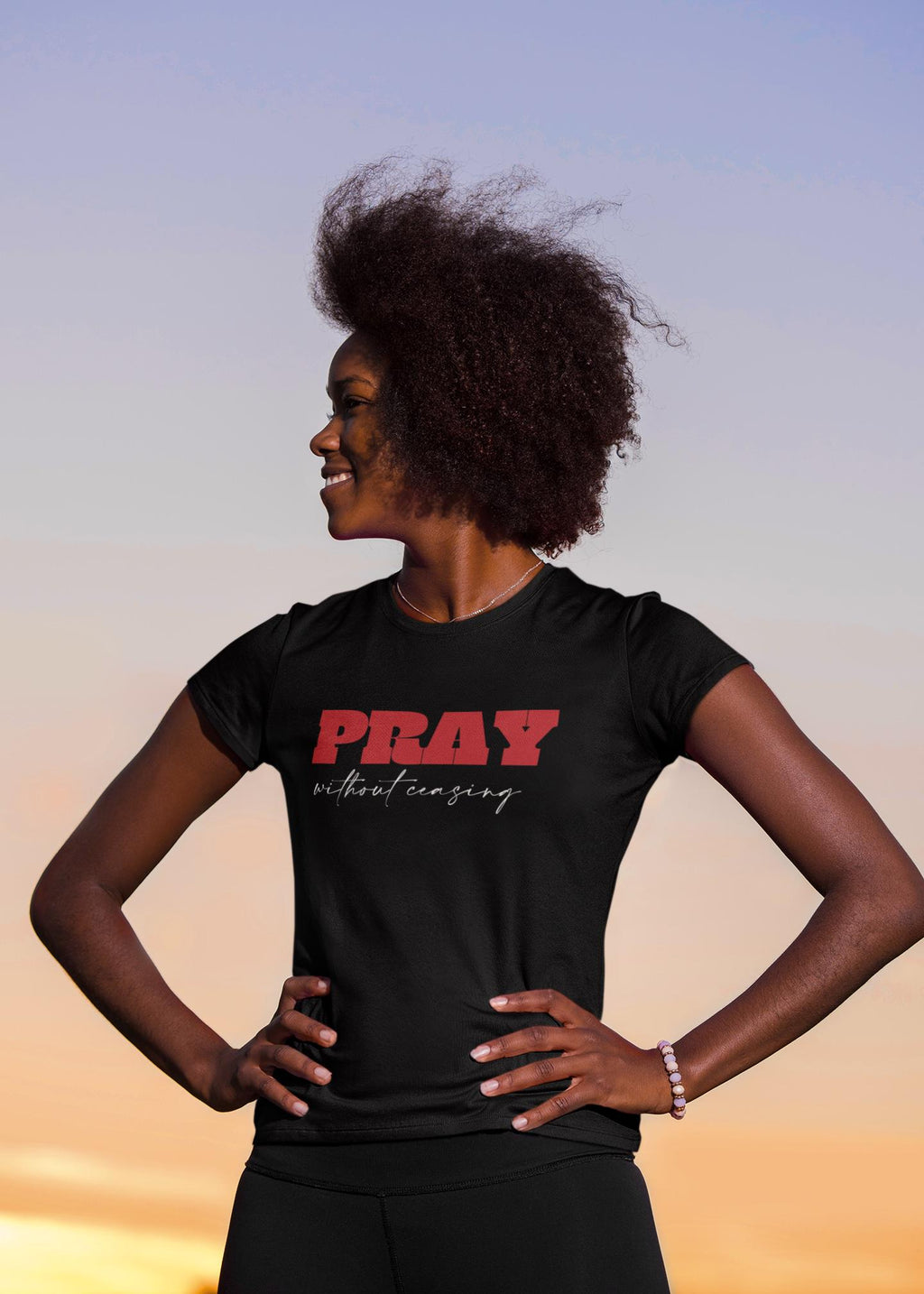 Pray Without Ceasing T Shirt Christian Gift For Mom Dad Faith Tee For Christian Religious Shirt Apparel God Shirt Jesus Tee