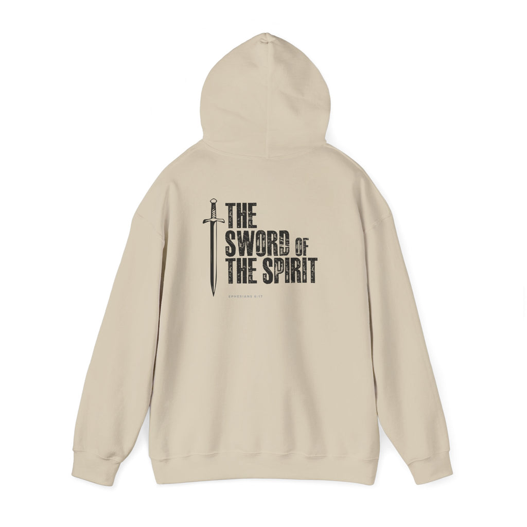 Christian Sweatshirt For Christian Men Women Mom Dad Christian Shirt Bible Verse The Sword of Spirit Scripture Hooded Sweatshirt Apparel