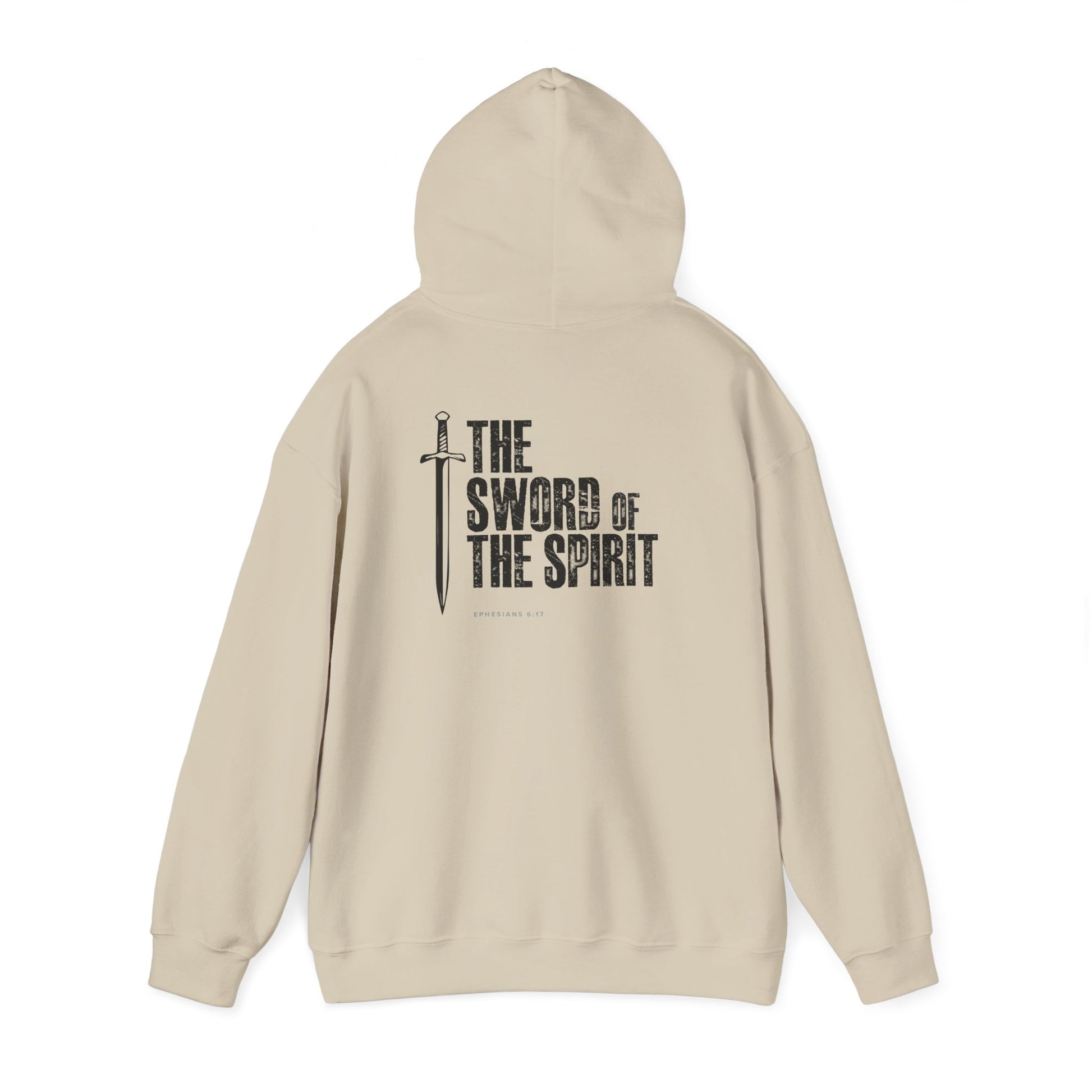 Christian Sweatshirt For Christian Men Women Mom Dad Christian Shirt Bible Verse The Sword of Spirit Scripture Hooded Sweatshirt Apparel