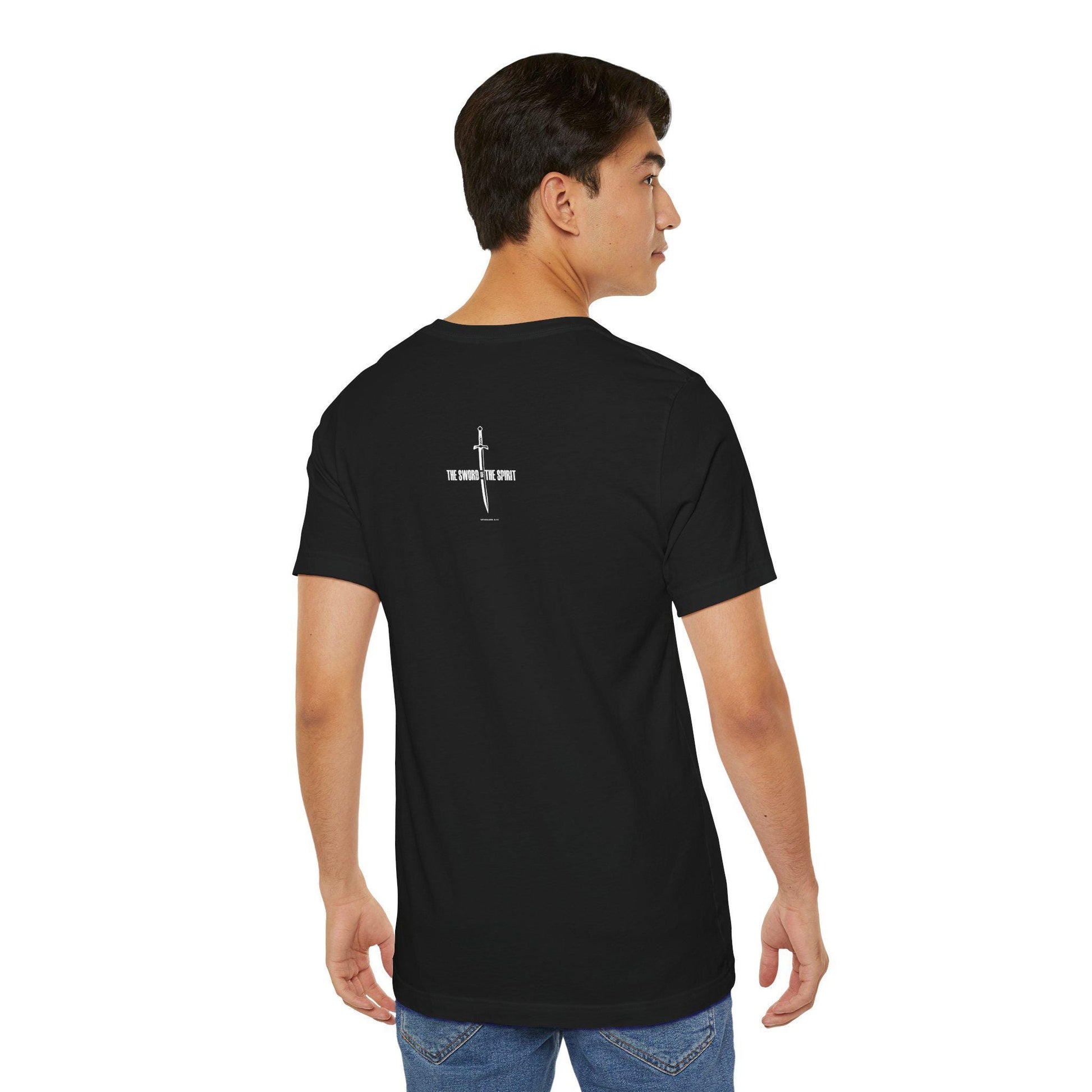 Christian Tshirt For Christian Men Women Short Sleeve Tee, Christian Apparel Bible Verse The Sword of the Spirit Scripture Graphic Tee