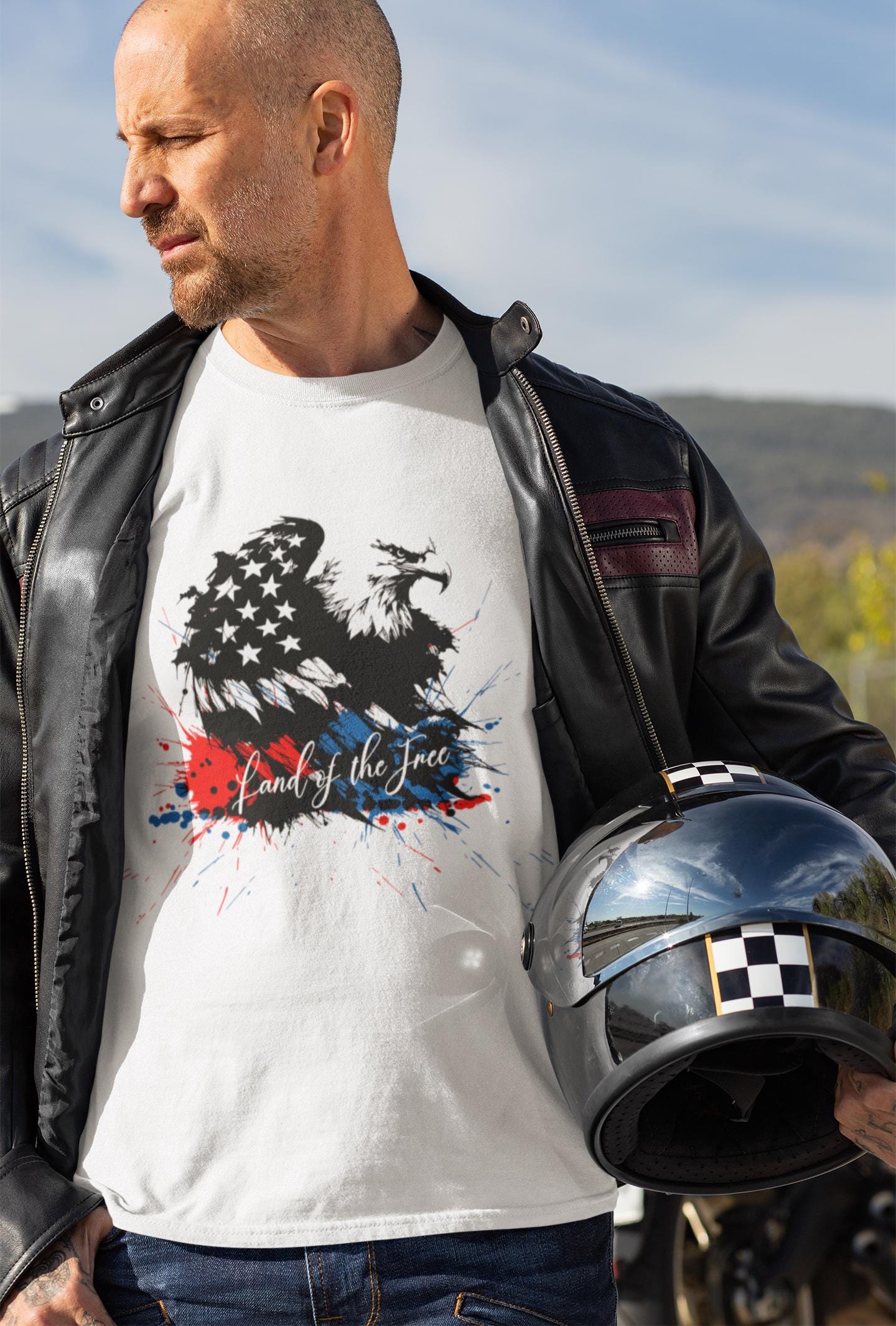 Freedom T-Shirt For Men Women Tee For 4th of July Shirt USA Shirt USA Tee Eagle Tshirt For July 4th Shirt For Independence Day Shirt - A Kingdom Lifestyle