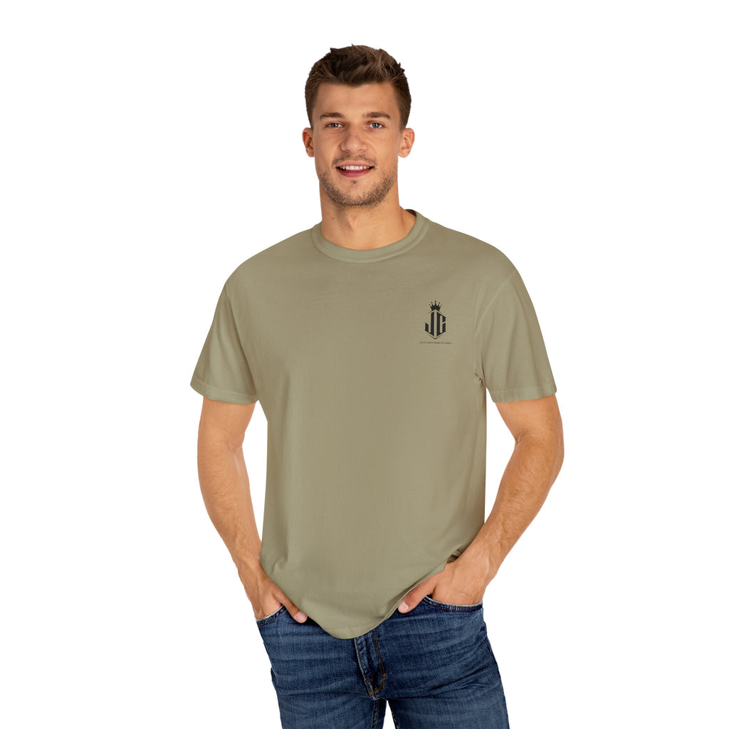 Unisex Garment-Dyed T-Shirt - Jesus Christ King of Kings Design Jesus Christ King of Kings T-Shirt | Faith-Based Unisex Apparel