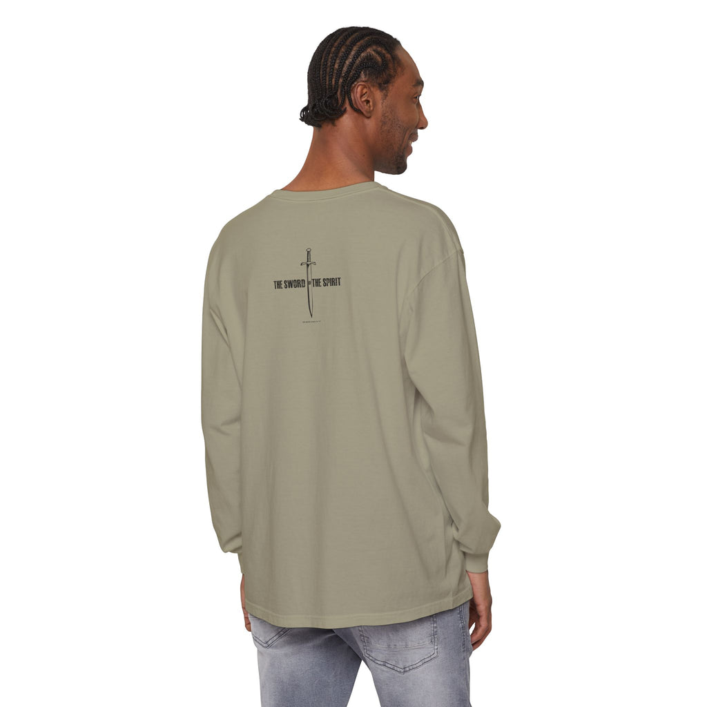 Christian Long Sleeve TShirt For Christian Mom Dad  For Christian Men Christian Shirt, Bible Verse T-Shirt, Religious Outfit, Retro Faith T Shirt, Christian Cross Graphic Tees, Jesus Shirt, Religious Gift Shirt Long Sleeve Tee Apparel Bible Verse Ephesian