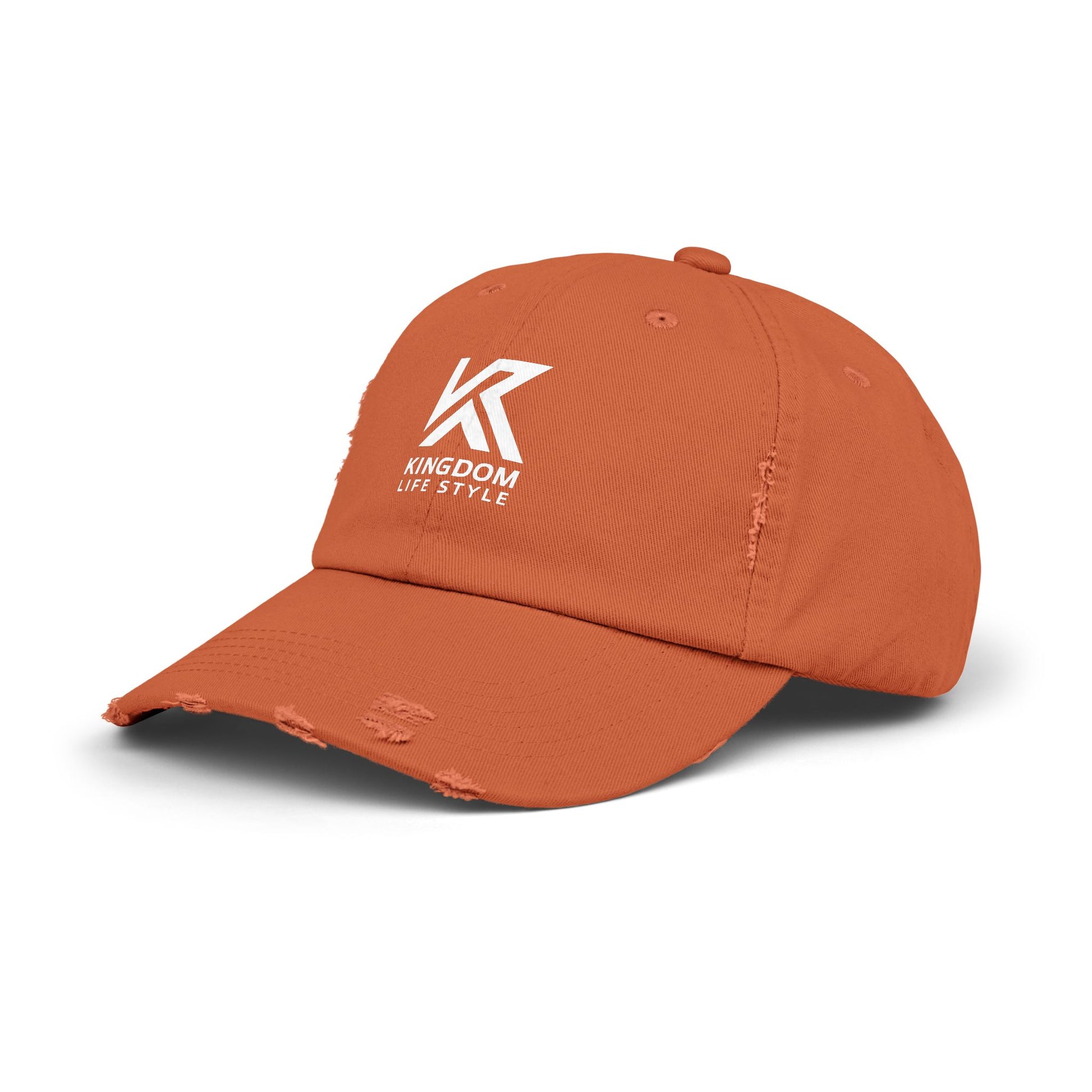 Stylish Unisex Distressed Cap - Kingdom Life Style Adjustable Hat Kingdom Lifestyle Cap Fa
