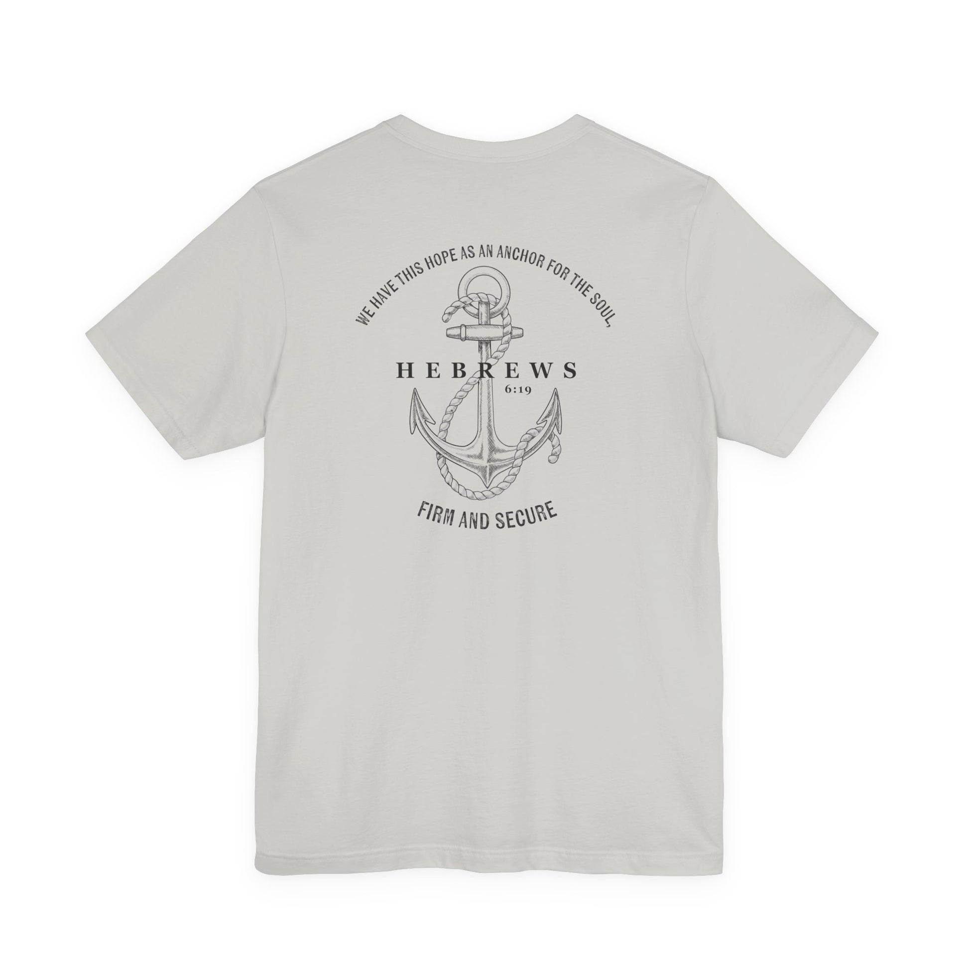 Christian Shirt Bible Verse T-Shirt Religious Outfit Christian Jesus Shirt Religious Gift Shirt Nautical Tee Chirstian Apparel Gift Christian Clothing Tee