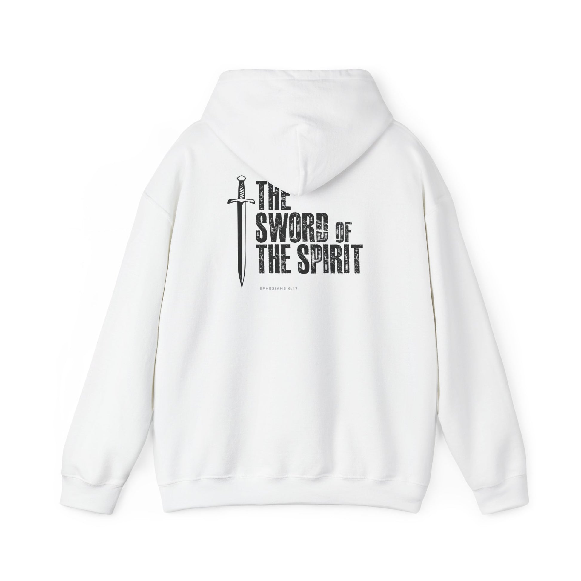 Christian Sweatshirt For Christian Men Women Mom Dad Christian Shirt Bible Verse The Sword of Spirit Scripture Hooded Sweatshirt Apparel