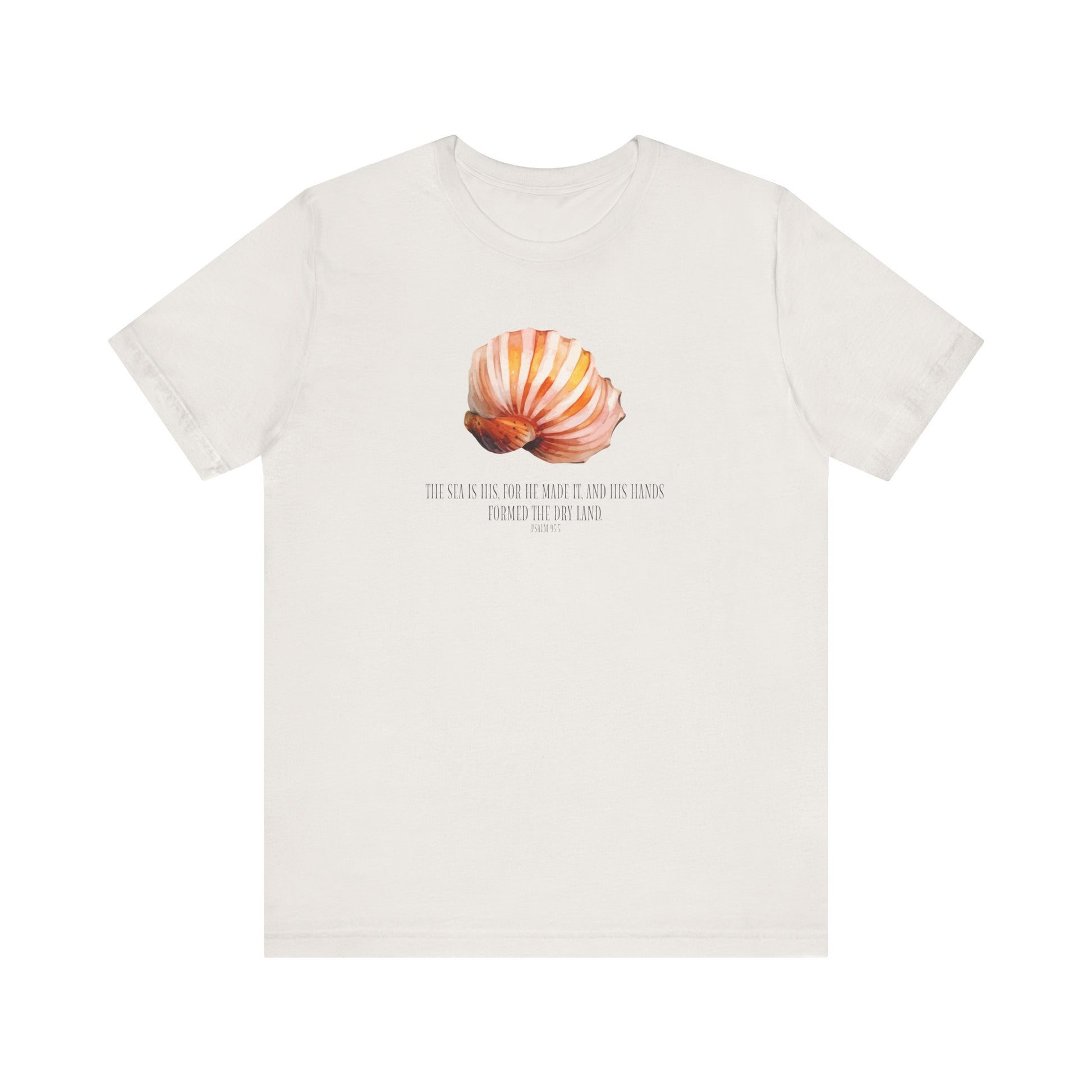 Seashell Inspiration Unisex Jersey Tee - Coastal Vibes, Beach T-Shirt, Nature Lover Gift, Casual Wear, Summer Essentials