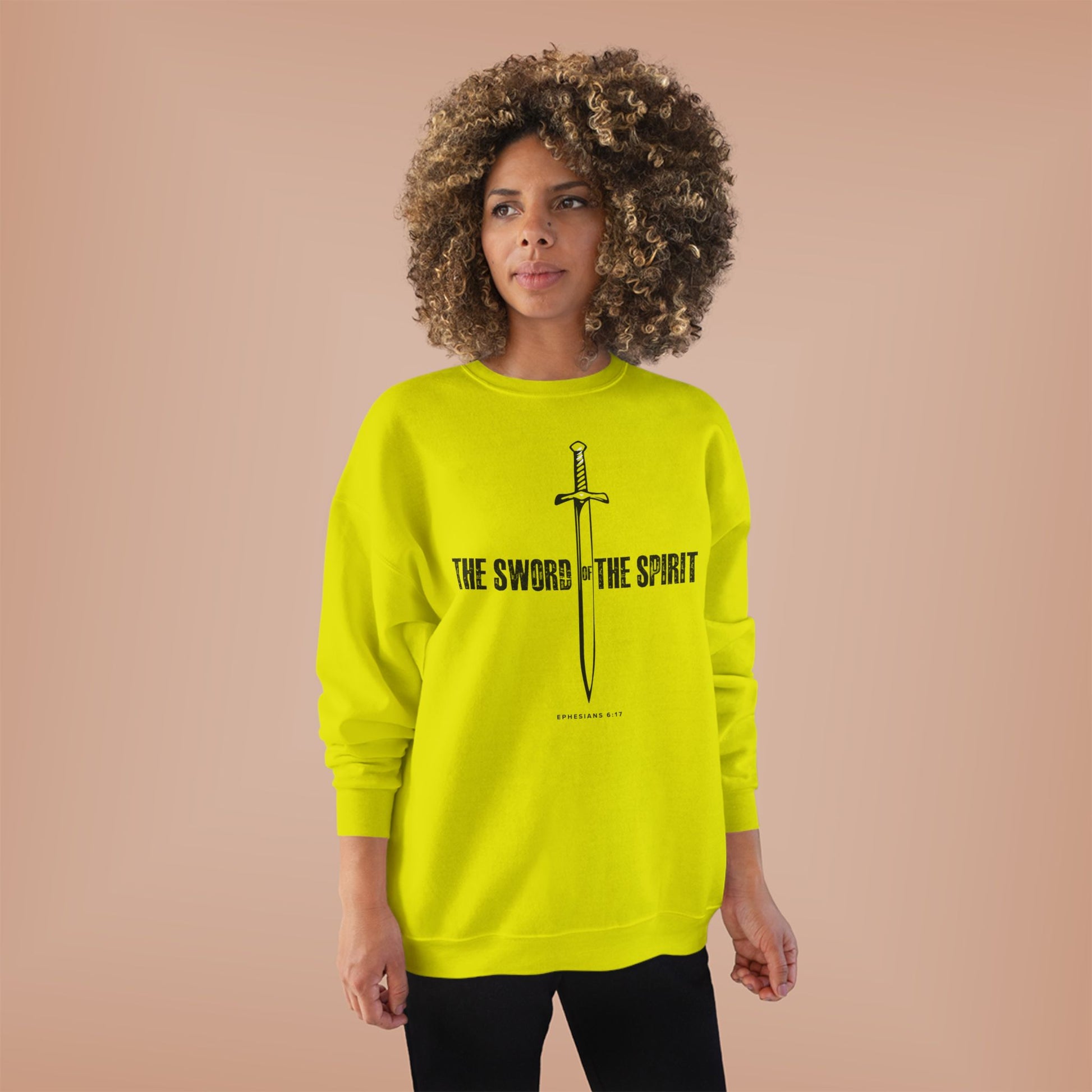 Christian Sweatshirt For Men Women Christian Mom Dad Apparel Christian Shirt Bible Verse Ephesians Crewneck Sweatshirt, Apparel