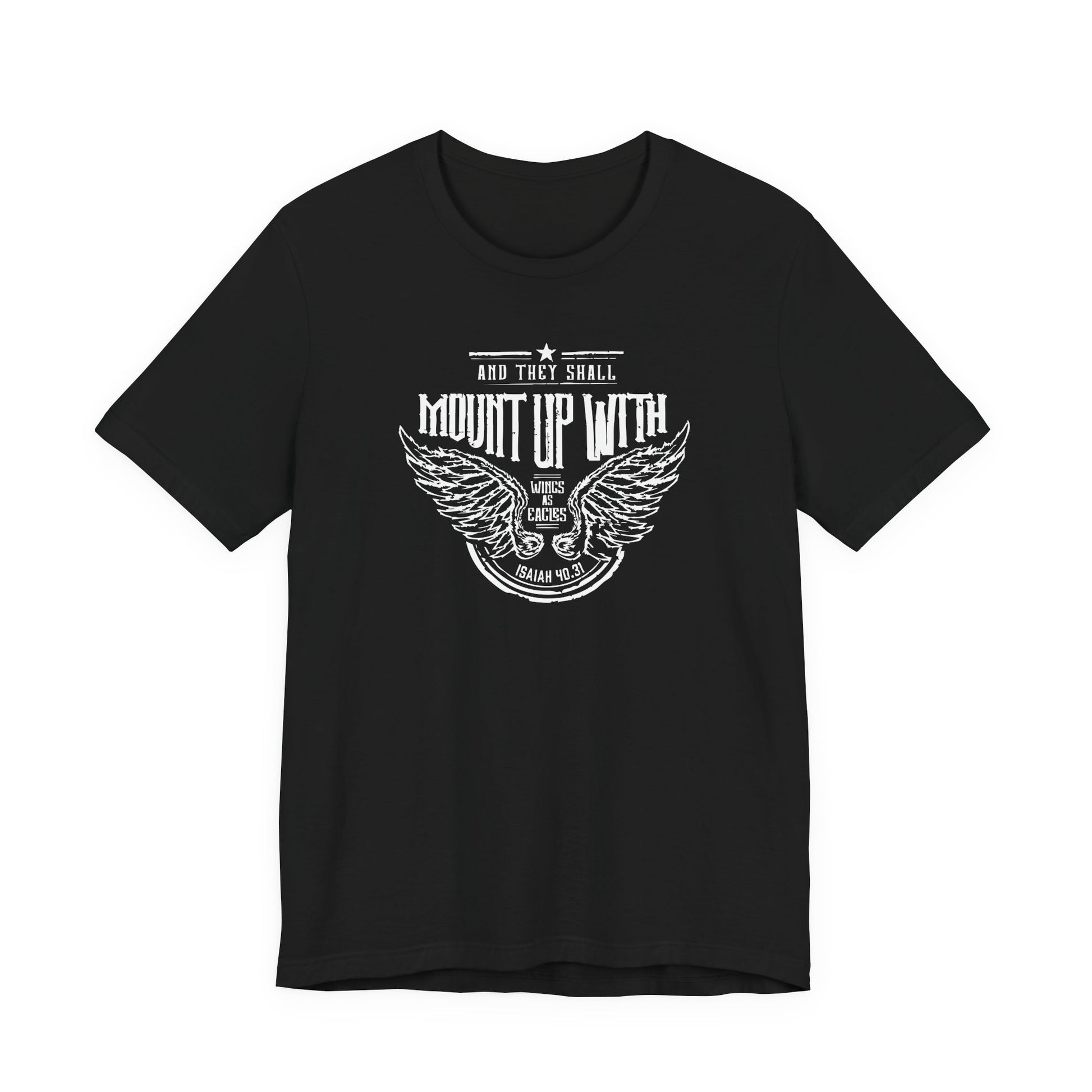 Christian Man Woman Inspirational Tshirt Isaiah Scripture Bible Verse Tee Perfect for Casual Outings & Gifts