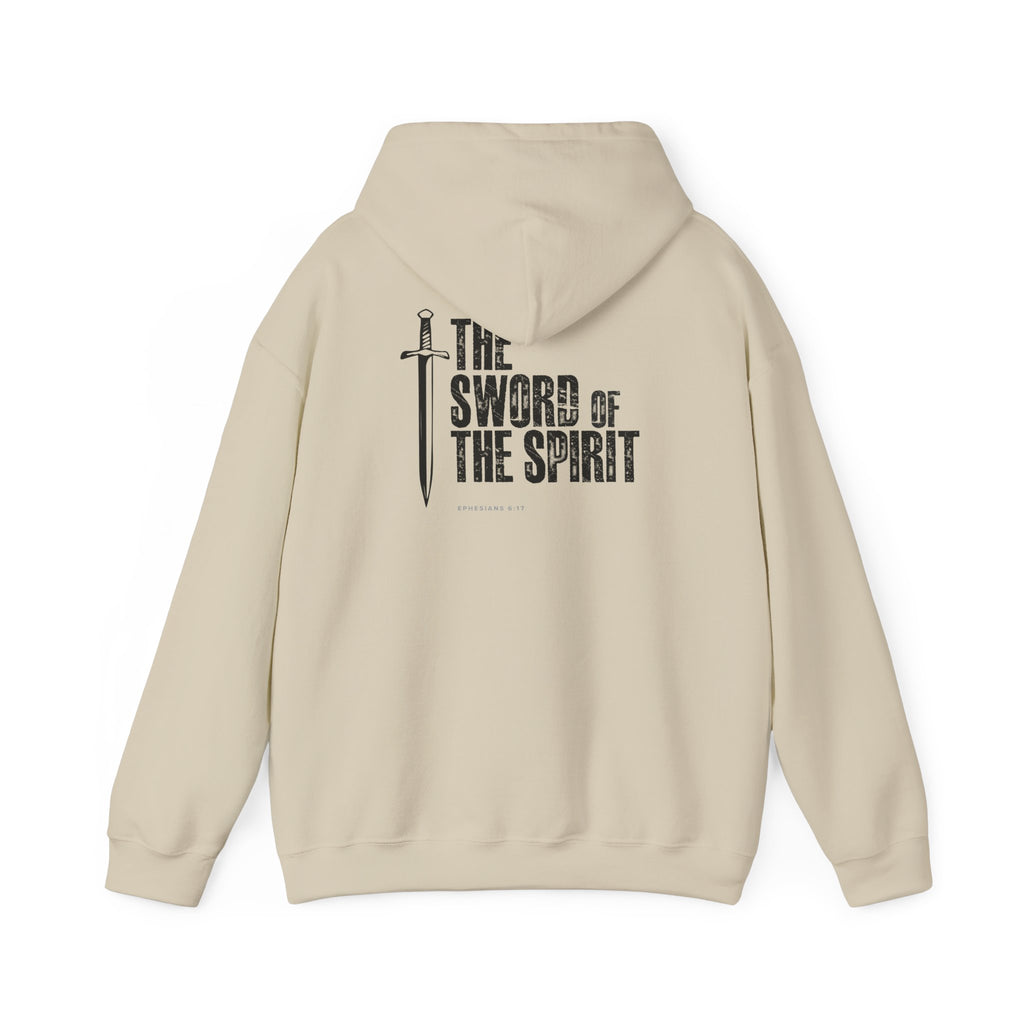 Christian Sweatshirt For Christian Men Women Mom Dad Christian Shirt Bible Verse The Sword of Spirit Scripture Hooded Sweatshirt Apparel
