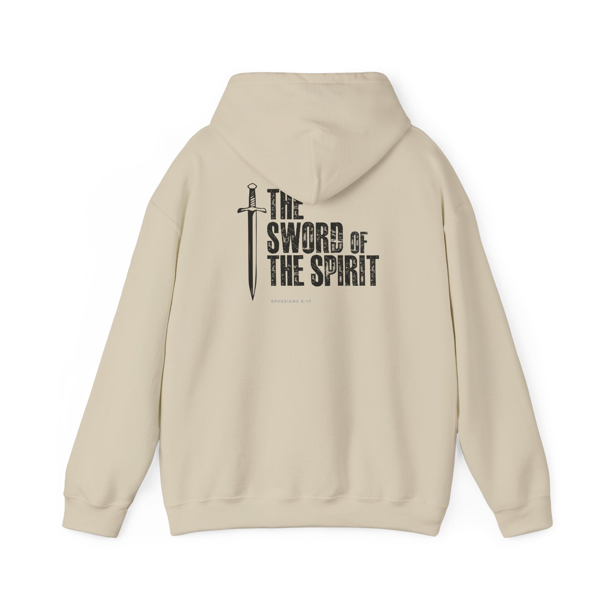Christian Sweatshirt For Christian Men Women Mom Dad Christian Shirt Bible Verse The Sword of Spirit Scripture Hooded Sweatshirt Apparel