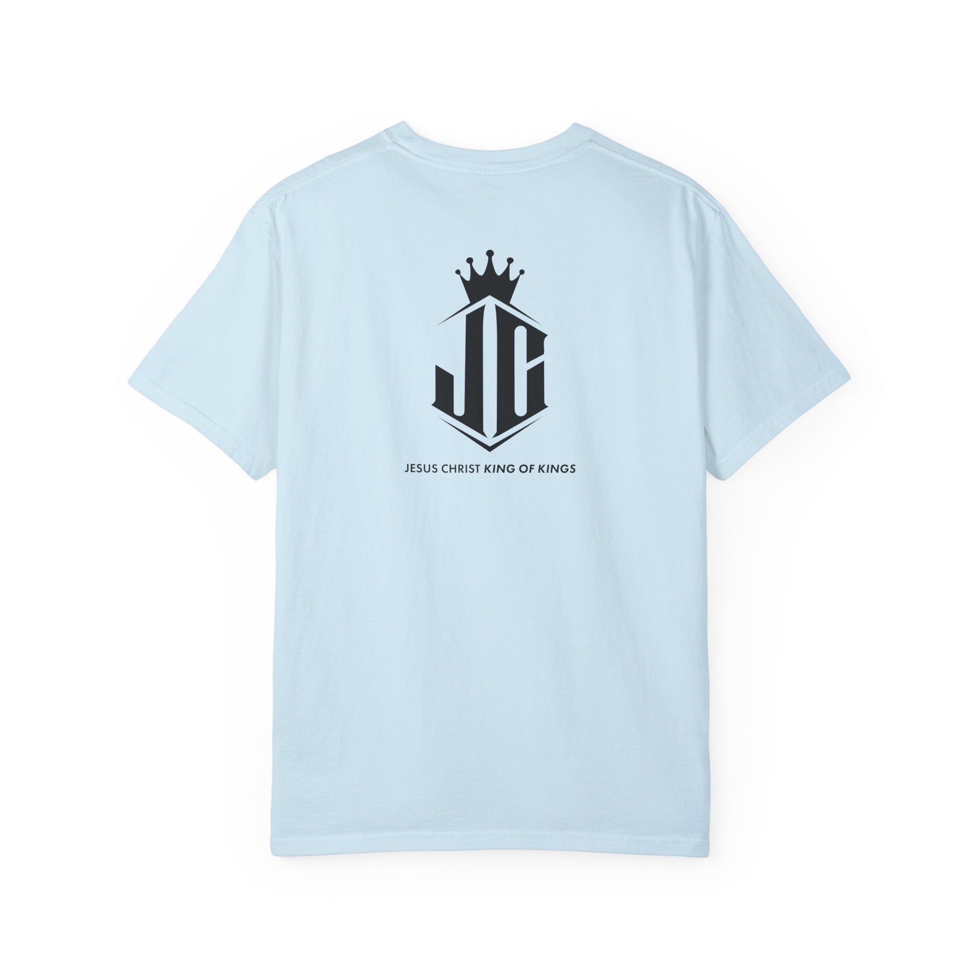 Unisex Garment-Dyed T-Shirt - Jesus Christ King of Kings Design Jesus Christ King of Kings T-Shirt | Faith-Based Unisex Apparel