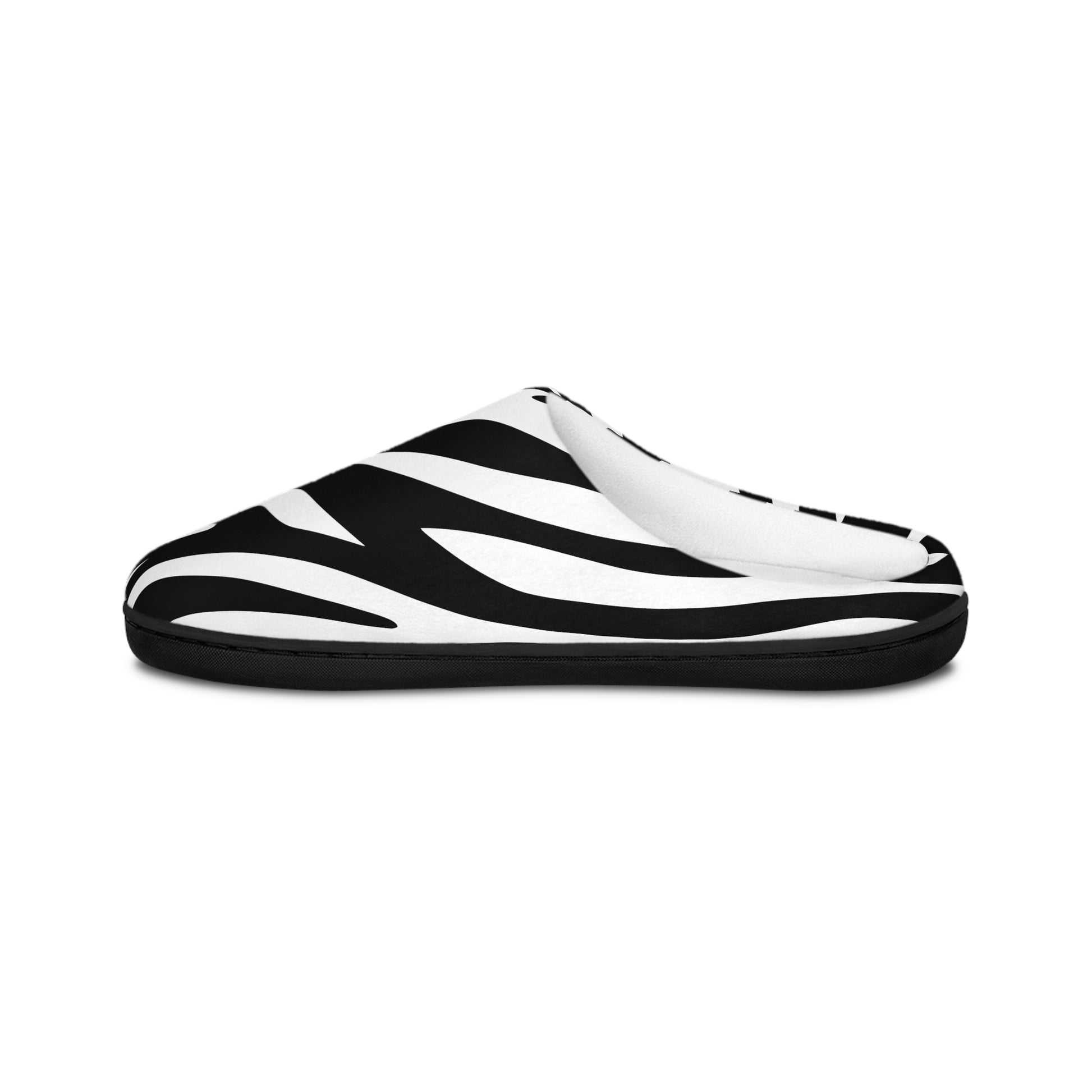 Stylish Zebra Print Women's Indoor Slippers - Cozy & Fashionable Home Footwear Zebra Slippers
