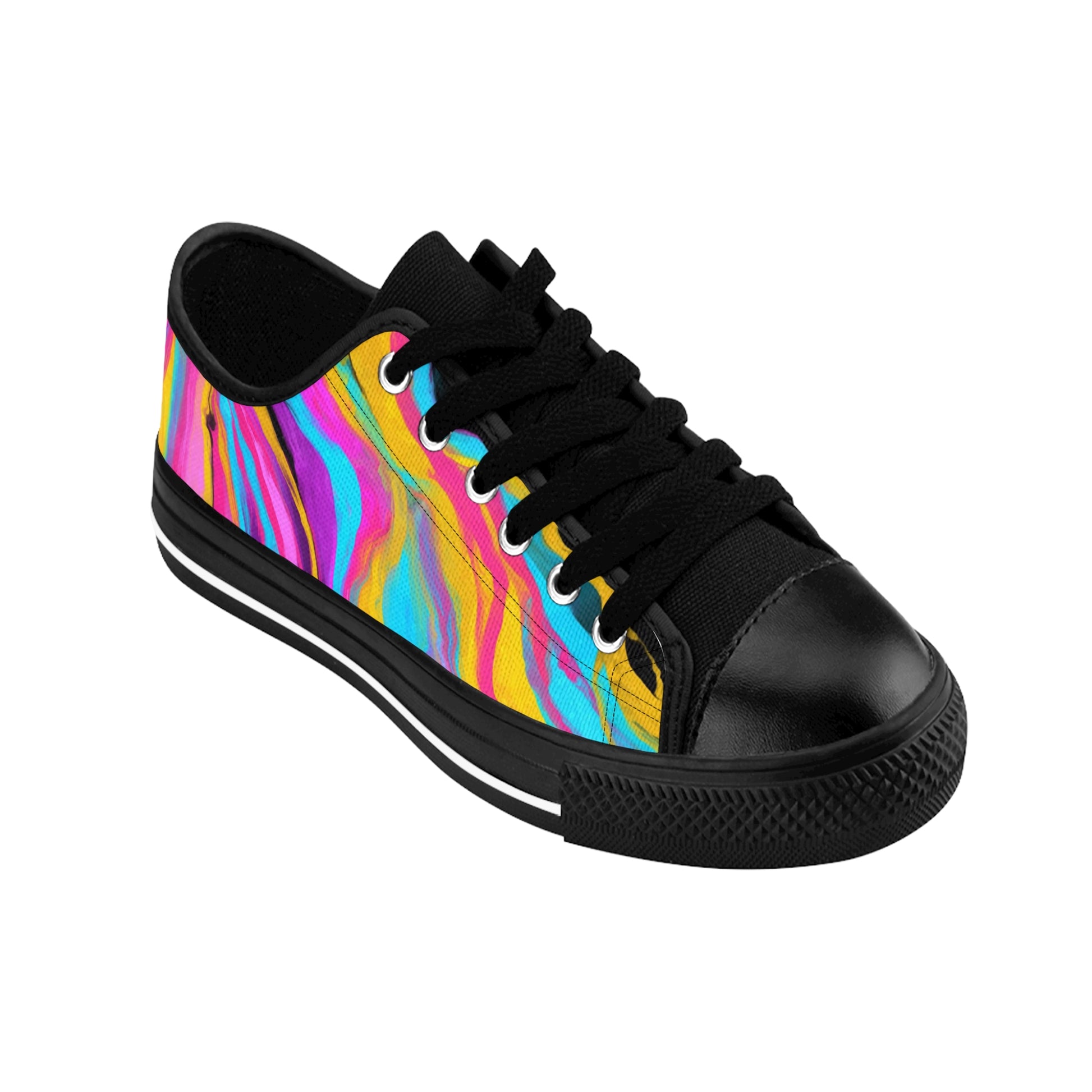 Vibrant Womens Sneakers Colorful Casual Footwear for Every Occasion, Trendy, Artistic, Gift for Her, Summer Shoes