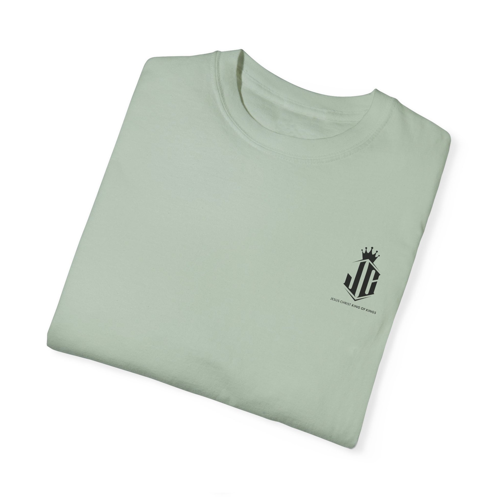 Unisex Garment-Dyed T-Shirt - Jesus Christ King of Kings Design Jesus Christ King of Kings T-Shirt | Faith-Based Unisex Apparel