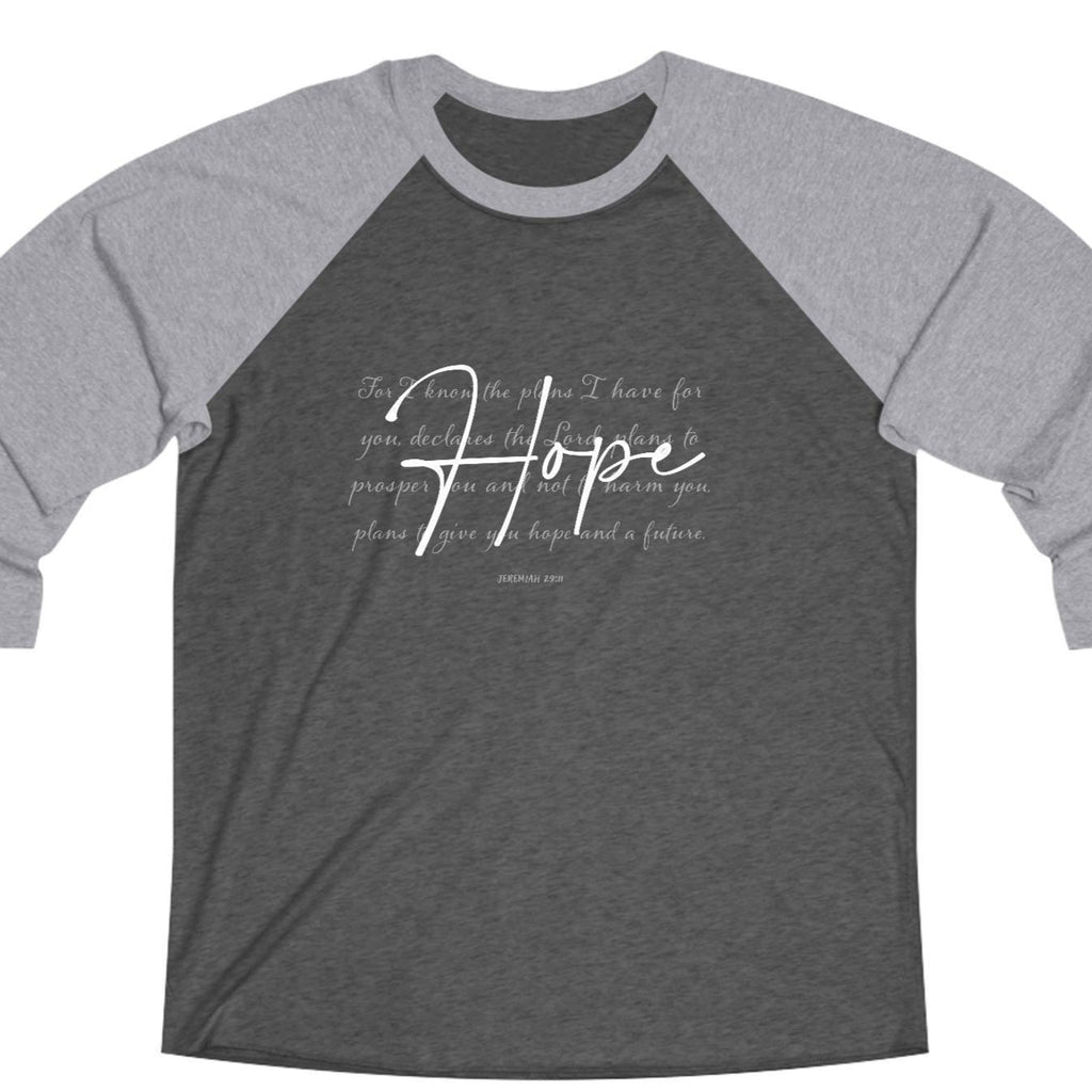 Baseball T-Shirt For Christian Men Women Tee Apparel Shirt Hope Scripture Clothing Gift For Him or Her - A Kingdom Lifestyle