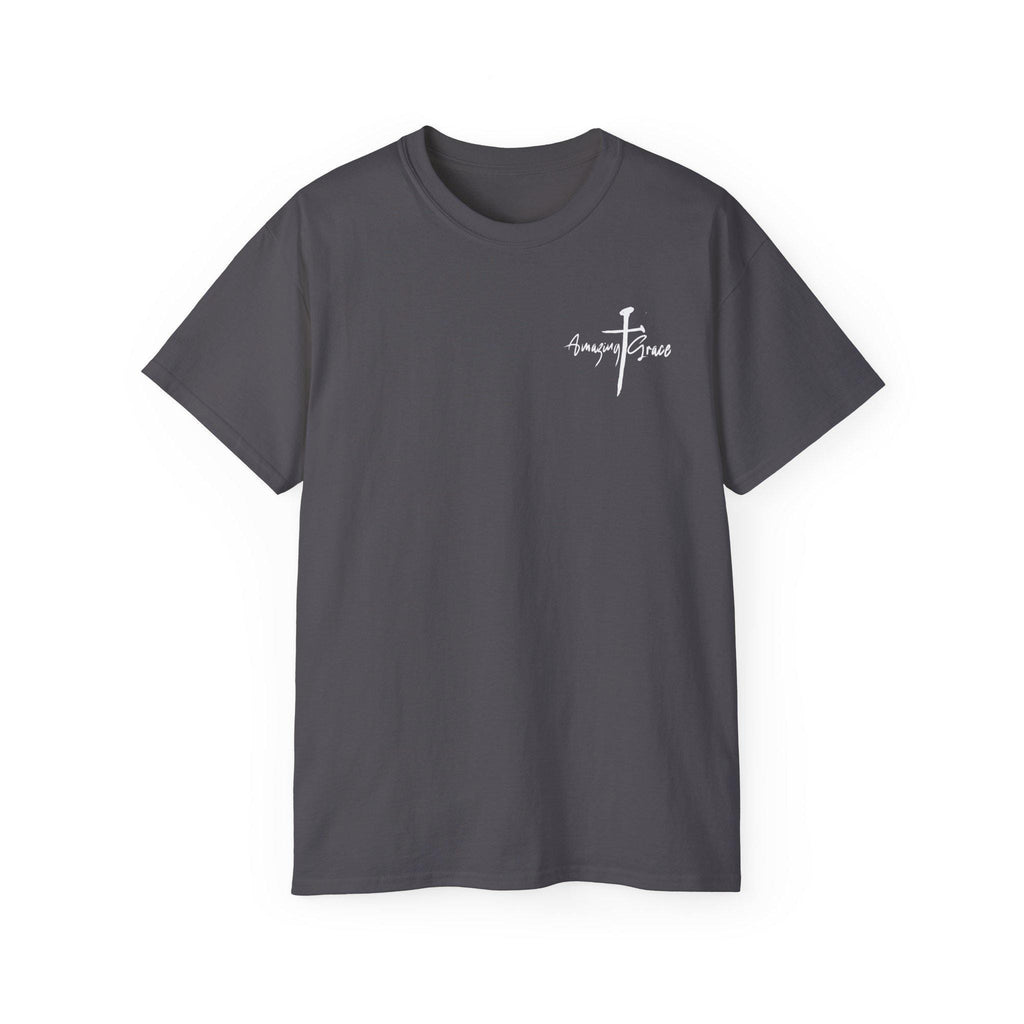 Christian Tshirt Christian Men Women Gift Cotton Tee Apparel T-Shirt Amazing Grace Tee