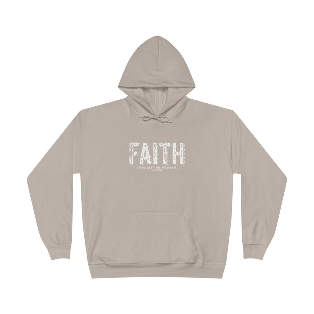 Christian Pullover Hoodie For Christian Men Women Pullover Hoodie Sweatshirt Christian Apparel For We Live By Faith Bible Verse