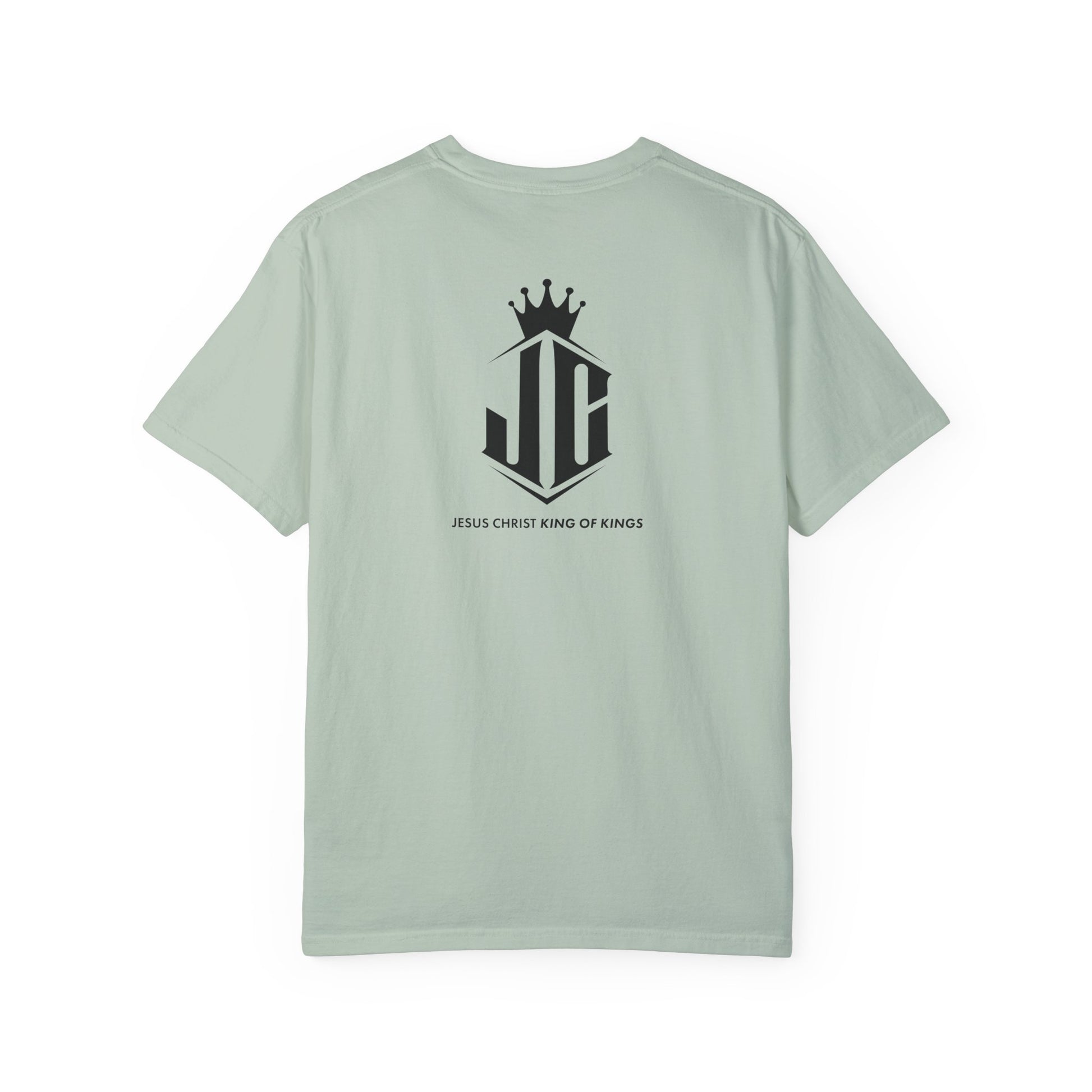 Unisex Garment-Dyed T-Shirt - Jesus Christ King of Kings Design Jesus Christ King of Kings T-Shirt | Faith-Based Unisex Apparel