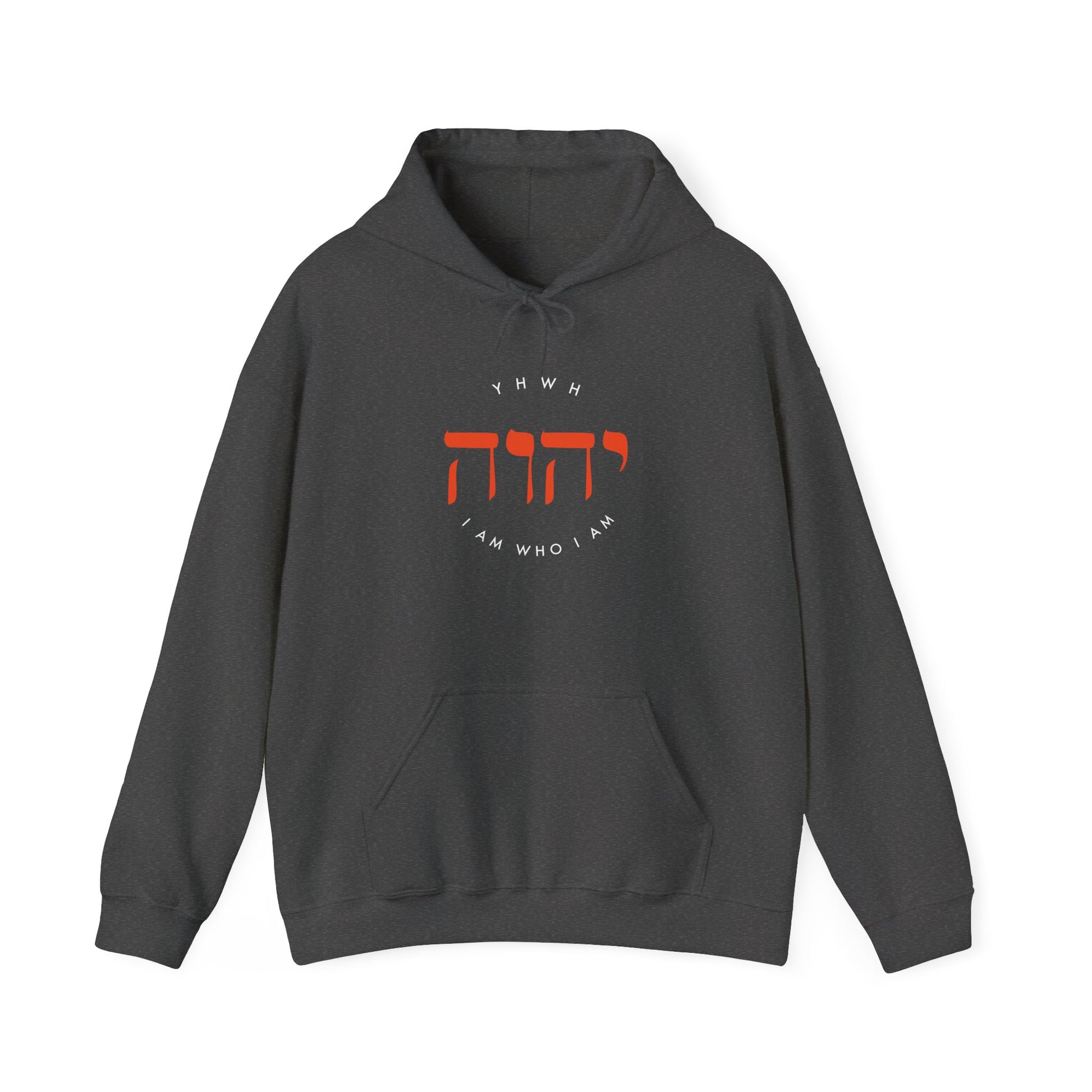 Hooded Sweatshirt For Men Women Clothing Modern Christian Fashion Sweatshirt Apparel Hebrew Graphic I Am Who I Am Hoodie