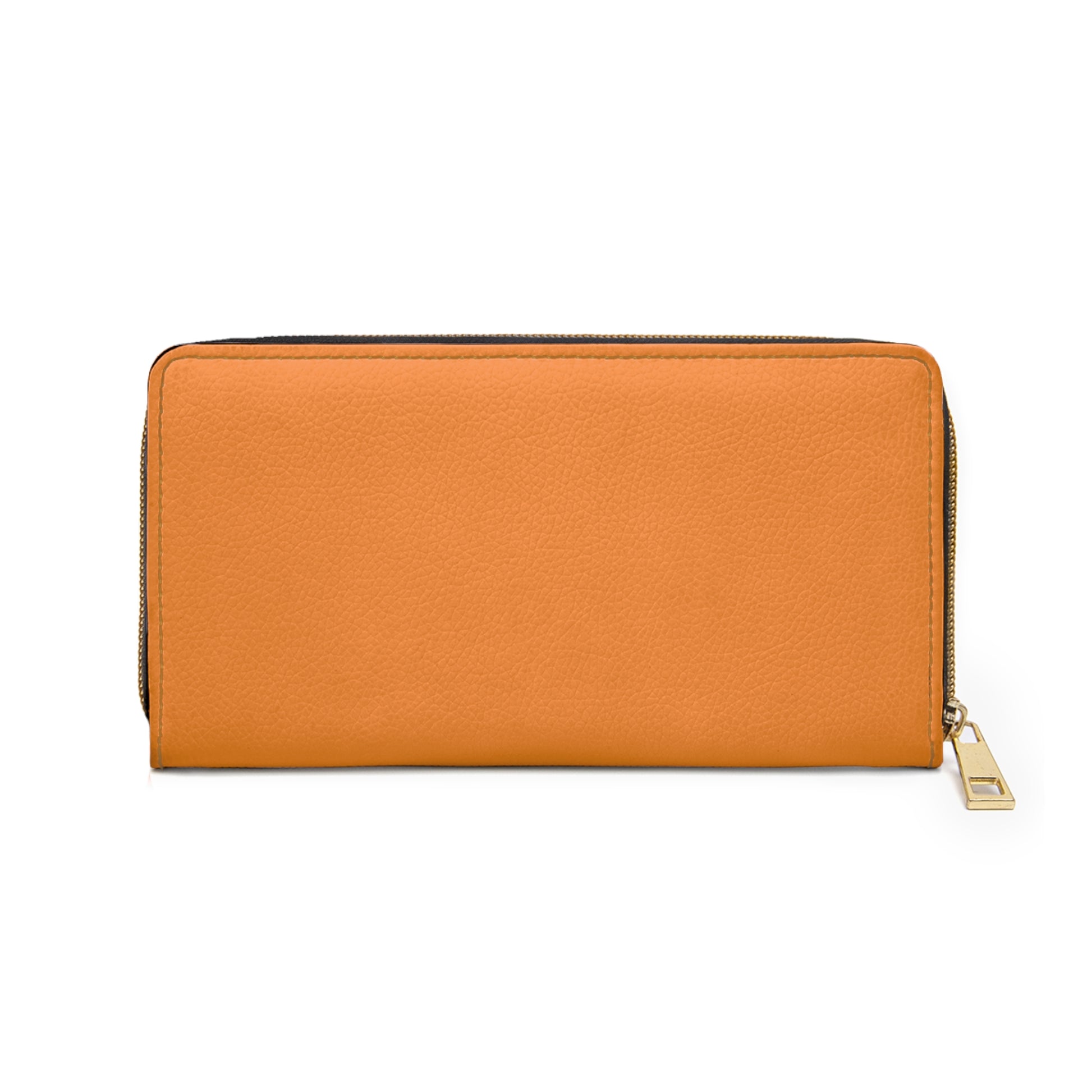 Orange Stylish Zipper Wallet - Perfect for Everyday Use, Secure Storage for Cards & Cash, Great Gift for Birthdays, Holidays, Travelers, Minimalist
