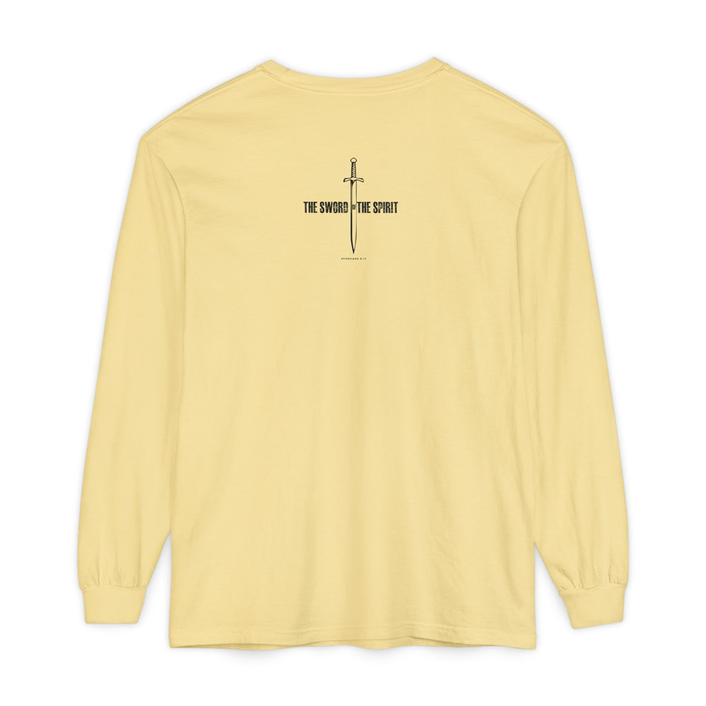 Christian Long Sleeve TShirt For Christian Mom Dad  For Christian Men Christian Shirt, Bible Verse T-Shirt, Religious Outfit, Retro Faith T Shirt, Christian Cross Graphic Tees, Jesus Shirt, Religious Gift Shirt Long Sleeve Tee Apparel Bible Verse Ephesian