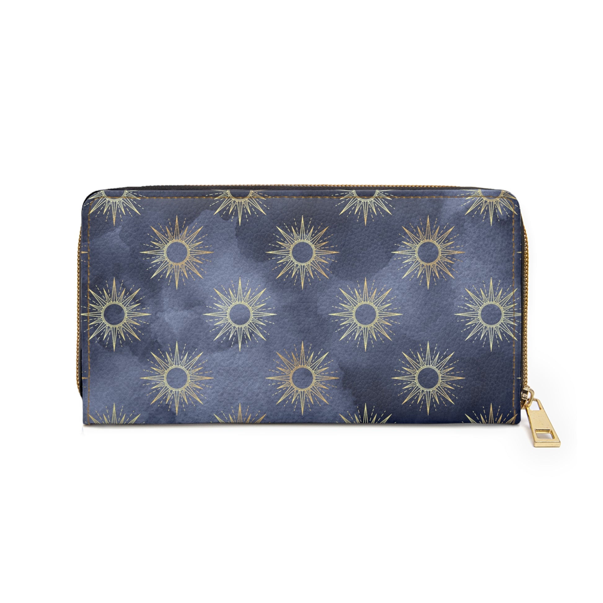 Celestial Pattern Zipper Wallet, Starry Wallet, Coin Purse, Unique Gift for Her, Cosmic Accessories, Travel Organizer