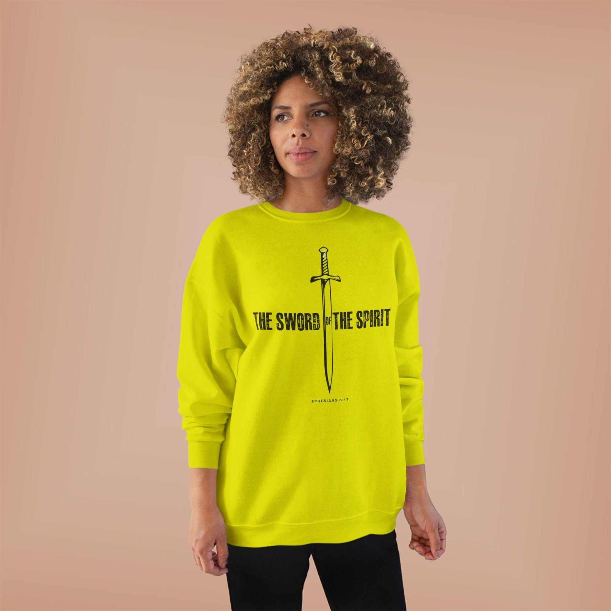 Christian Sweatshirt For Men Women Christian Mom Dad Apparel Christian Shirt Bible Verse Ephesians Crewneck Sweatshirt, Apparel