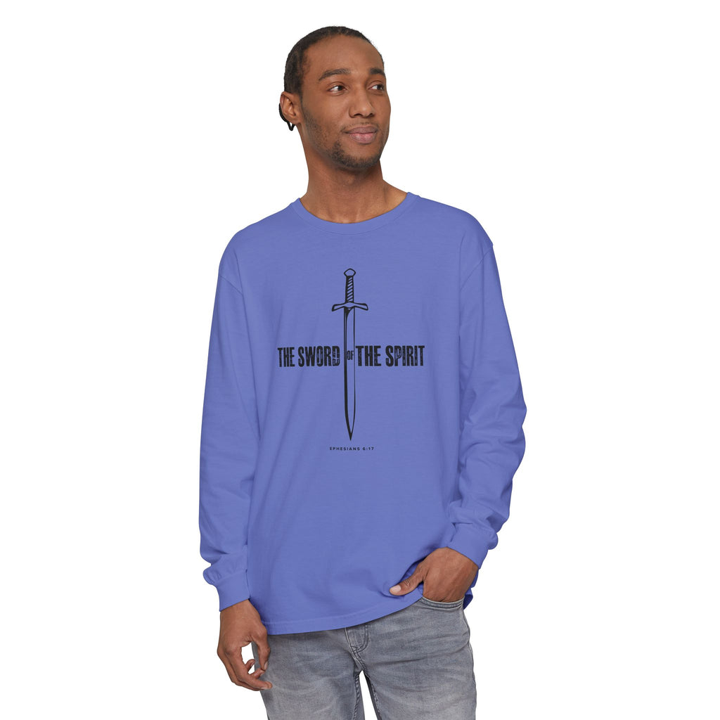 Christian Long Sleeve TShirt For Christian Mom Dad  For Christian Men Christian Shirt, Bible Verse T-Shirt, Religious Outfit, Retro Faith T Shirt, Christian Cross Graphic Tees, Jesus Shirt, Religious Gift Shirt Long Sleeve Tee Apparel Bible Verse Ephesian