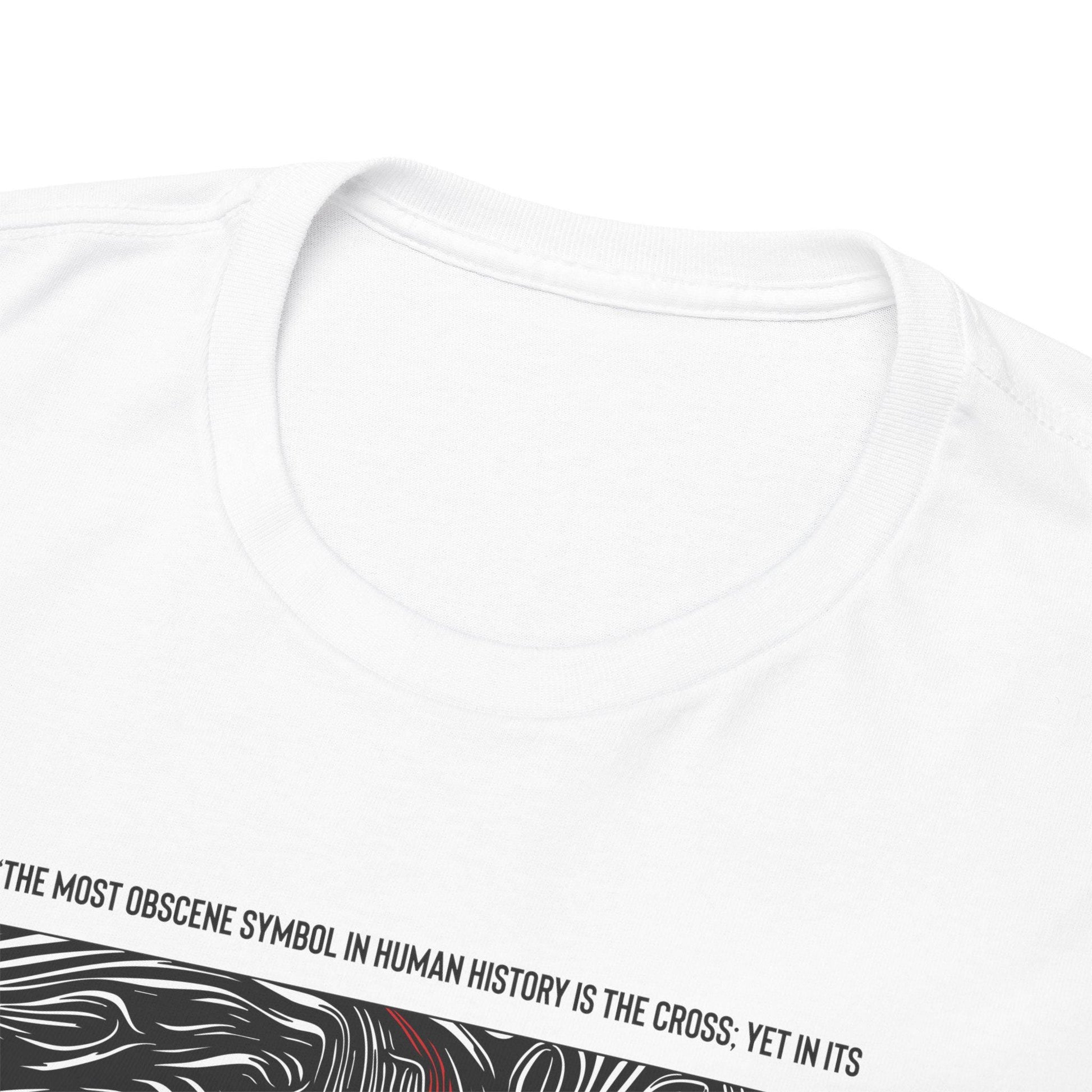 Inspirational T-Shirt For Christian Men Women Mom Dad Gift Bible Verse The Cross Quote For Apparel Shirt
