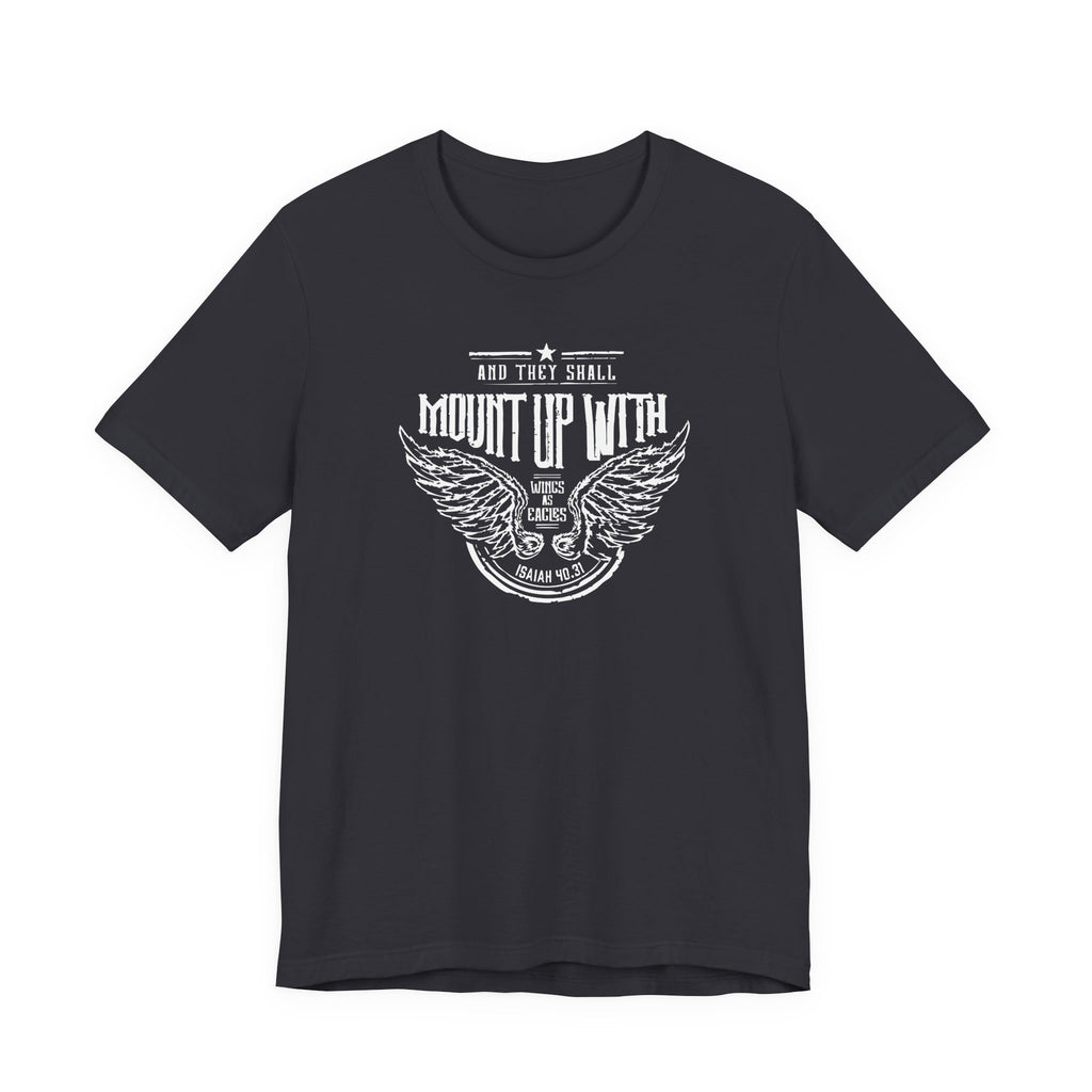 Christian Man Woman Inspirational Tshirt Isaiah Scripture Bible Verse Tee Perfect for Casual Outings & Gifts