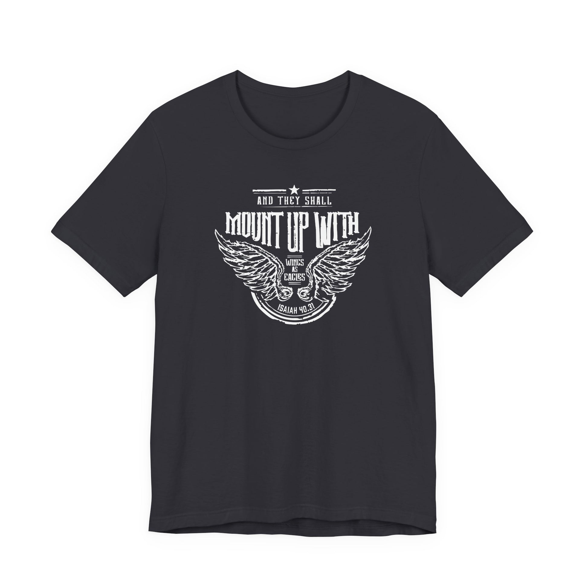 Christian Man Woman Inspirational Tshirt Isaiah Scripture Bible Verse Tee Perfect for Casual Outings & Gifts
