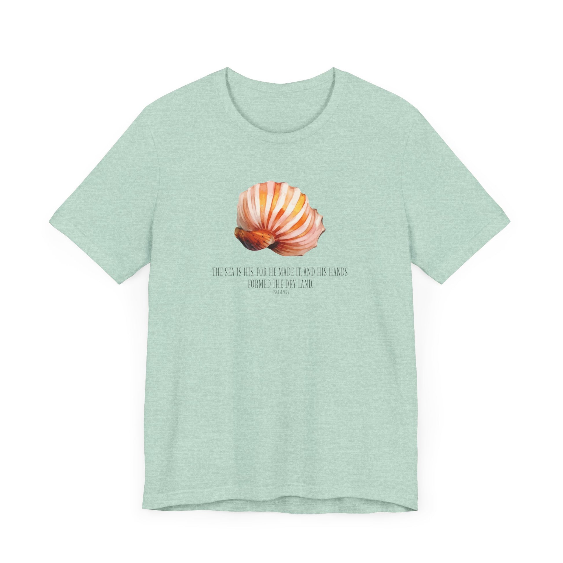 Seashell Inspiration Unisex Jersey Tee - Coastal Vibes, Beach T-Shirt, Nature Lover Gift, Casual Wear, Summer Essentials