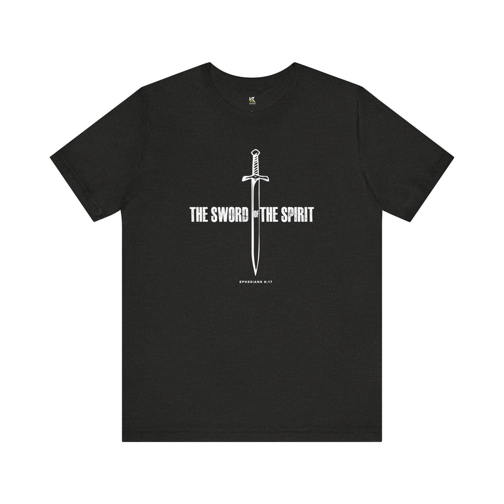 Christian Tshirt For Christian Men Women Short Sleeve Tee, Christian Apparel Bible Verse The Sword of the Spirit Scripture Graphic Tee