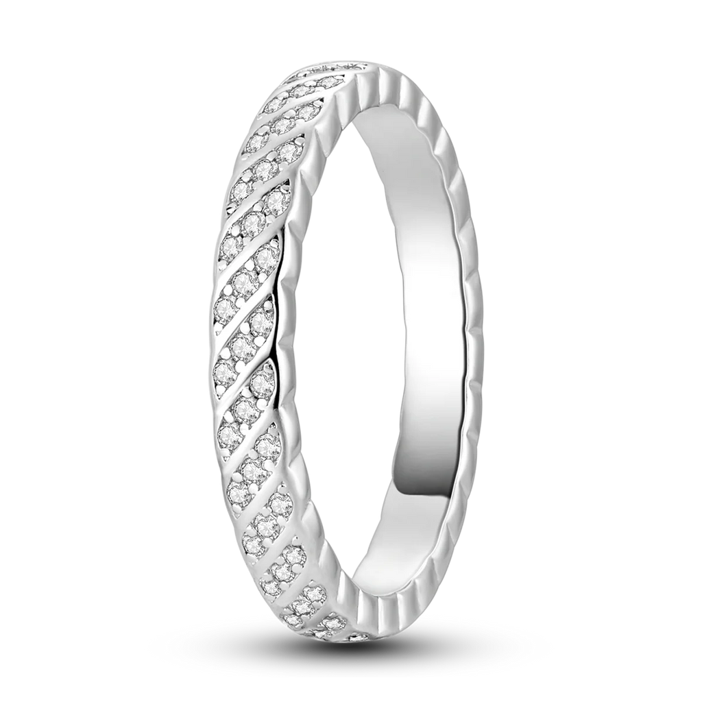 Silver Plated Women Luxury Stackable Ring Real Infinite Flower Daisy Fine Jewelry Rings For Engagement Weddling Party