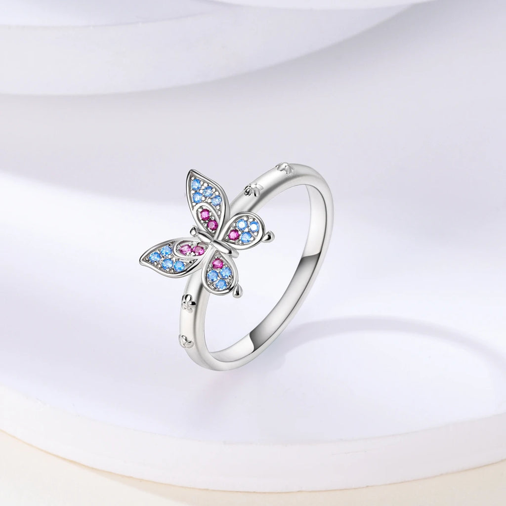 Silver Plated Women Luxury Stackable Ring Real Infinite Flower Daisy Fine Jewelry Rings For Engagement Weddling Party