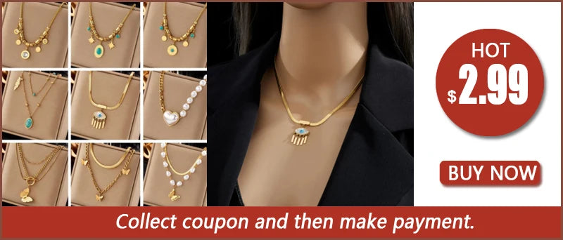 Unique Stainless Steel Round Turquoise Inlaid Cross Pendant Necklace For Women Girl New Fashion Neck Chain Jewelry Gift. Limited stock available.