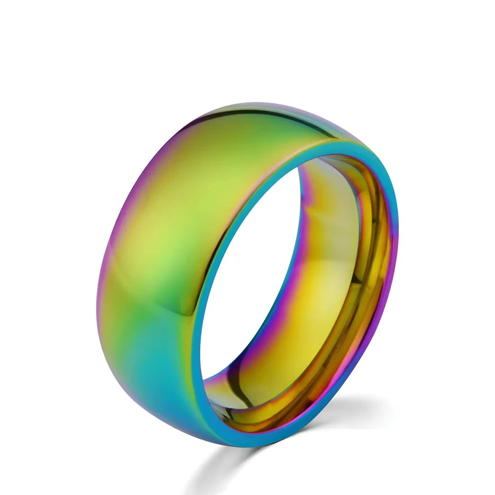 Wholesale Black Groove Matte Wedding Engagement Party Gift Anniversary Rings For Women Jewelry