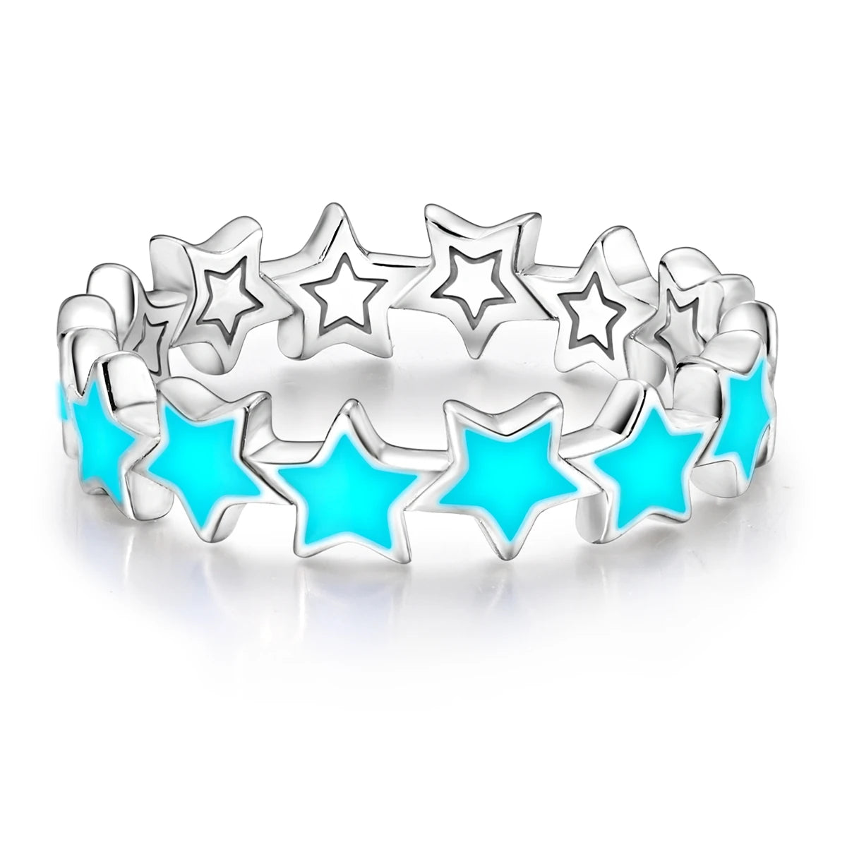 Silver Plated Women Luxury Stackable Ring Real Infinite Flower Daisy Fine Jewelry Rings For Engagement Weddling Party