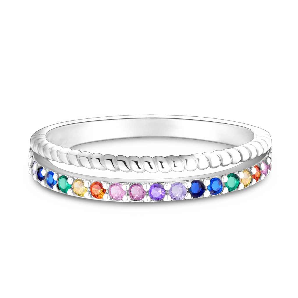 Silver Plated Women Luxury Stackable Ring Real Infinite Flower Daisy Fine Jewelry Rings For Engagement Weddling Party
