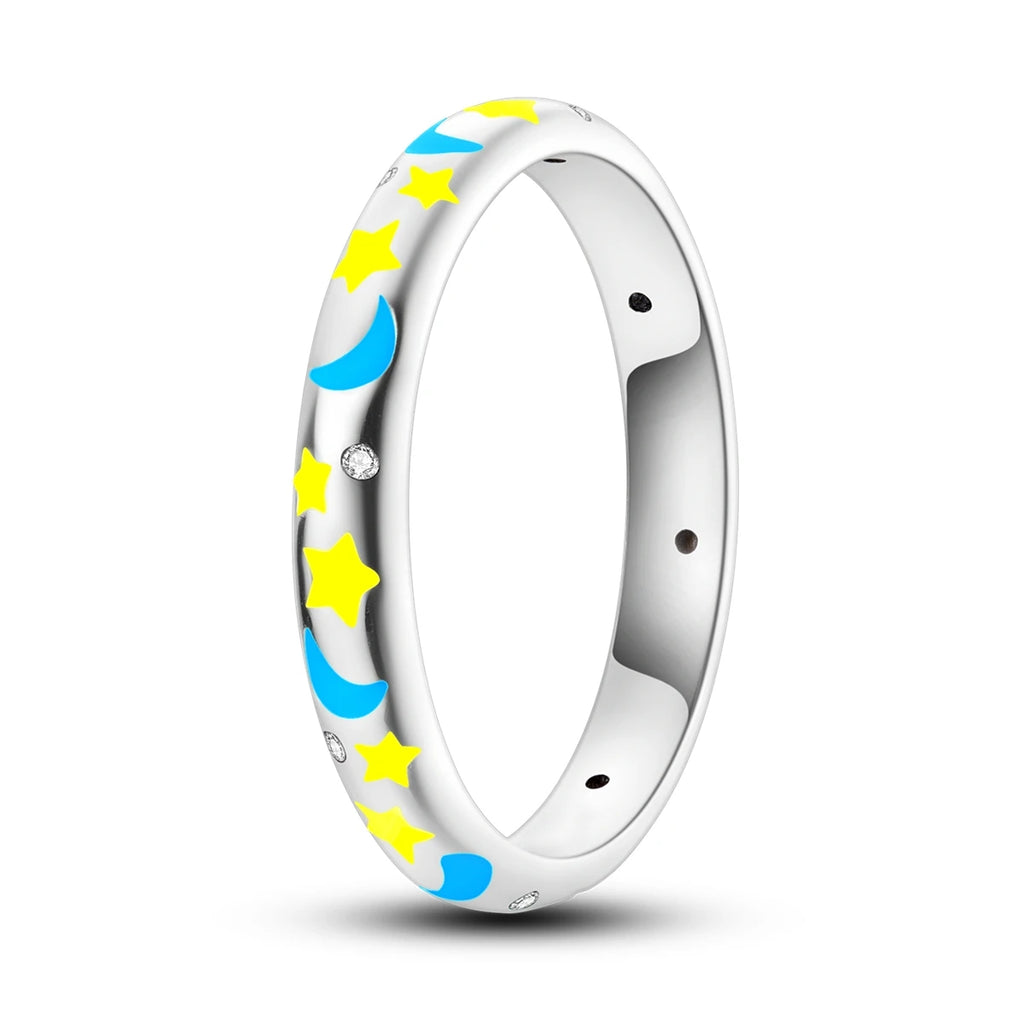 Silver Plated Women Luxury Stackable Ring Real Infinite Flower Daisy Fine Jewelry Rings For Engagement Weddling Party