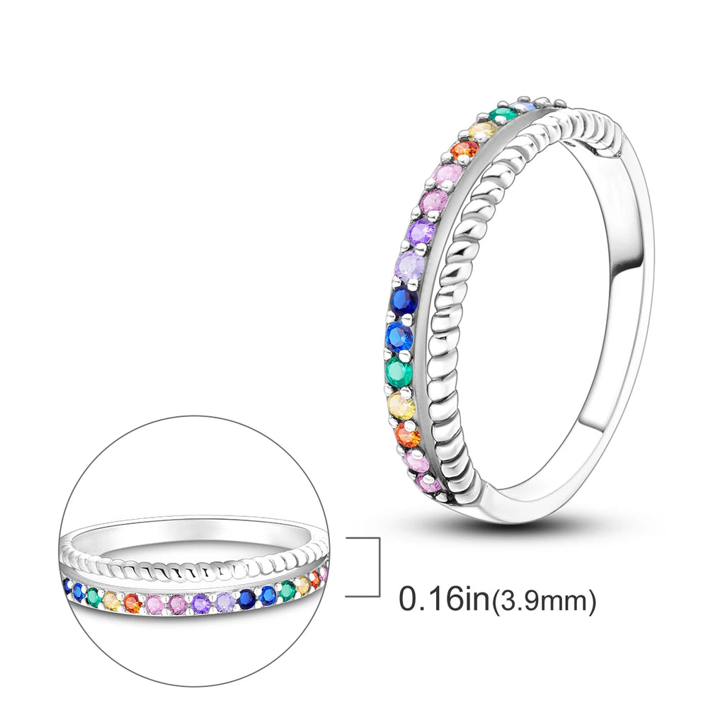 Silver Plated Women Luxury Stackable Ring Real Infinite Flower Daisy Fine Jewelry Rings For Engagement Weddling Party