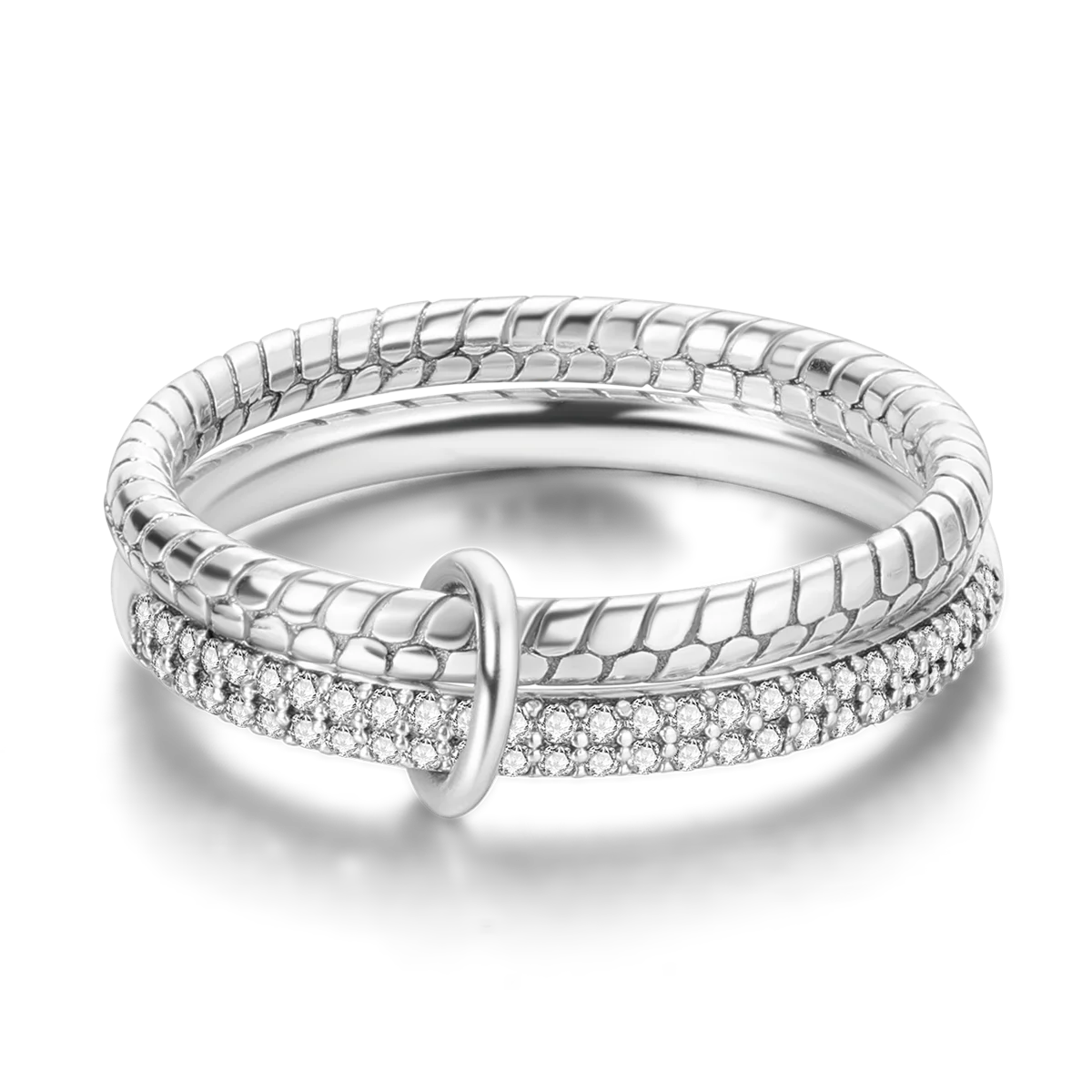 Silver Plated Women Luxury Stackable Ring Real Infinite Flower Daisy Fine Jewelry Rings For Engagement Weddling Party