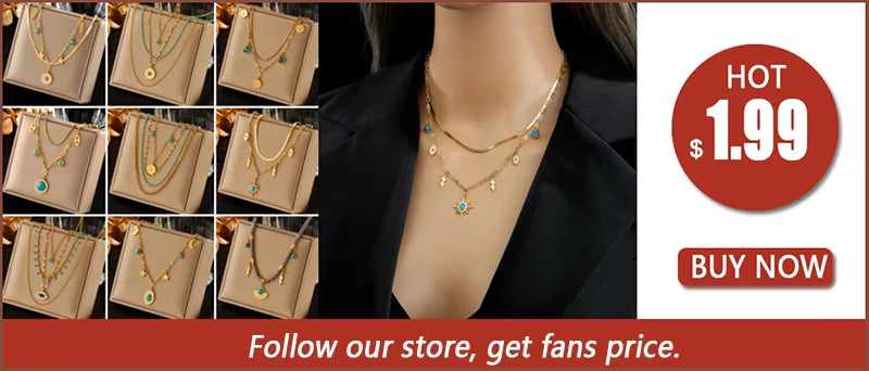 Unique Stainless Steel Round Turquoise Inlaid Cross Pendant Necklace For Women Girl New Fashion Neck Chain Jewelry Gift. Limited stock available.